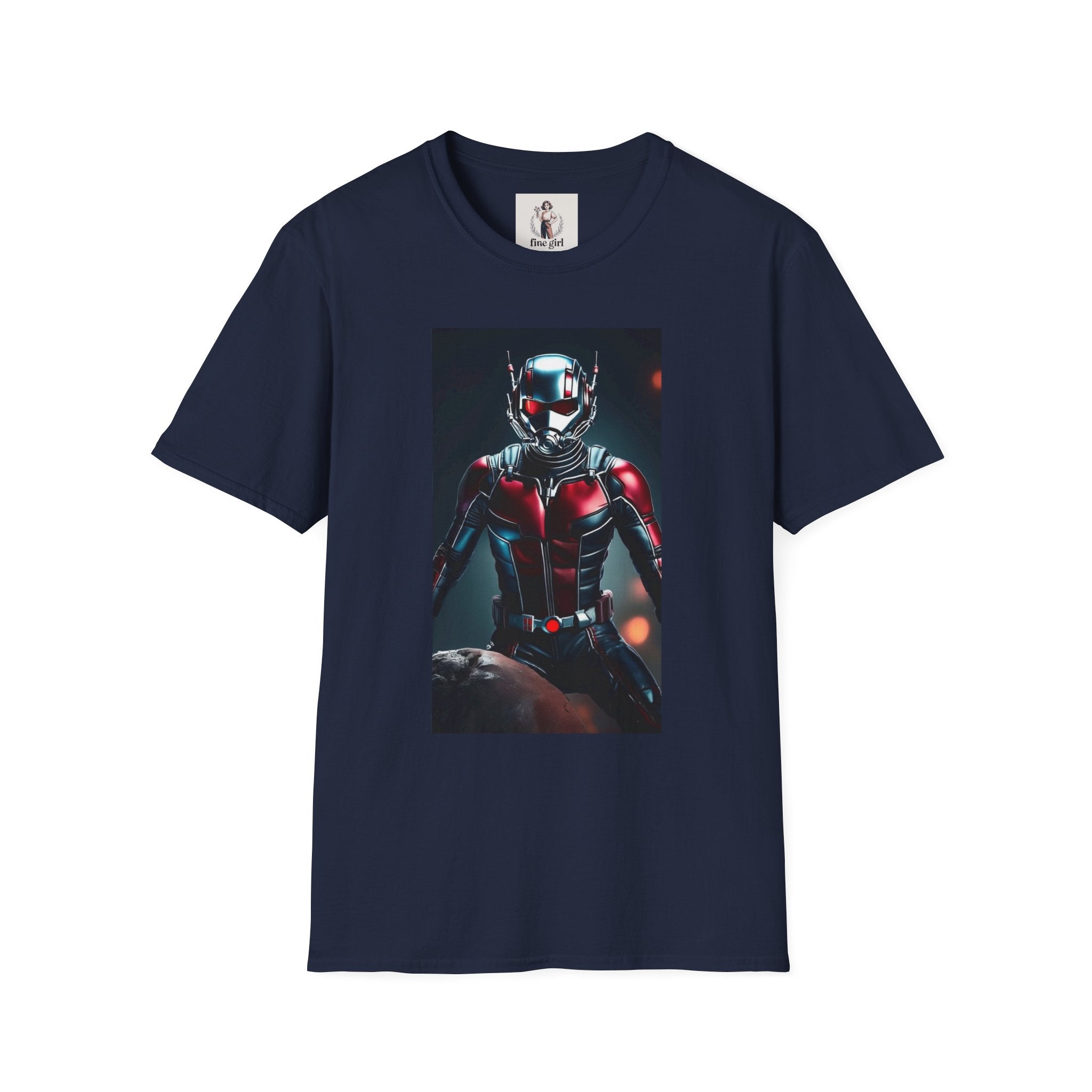 Antman Superhero Marvel Unisex Softstyle T-Shirt, Comic Book Tee, Geeky Clothing, Cosplay Costume Top
