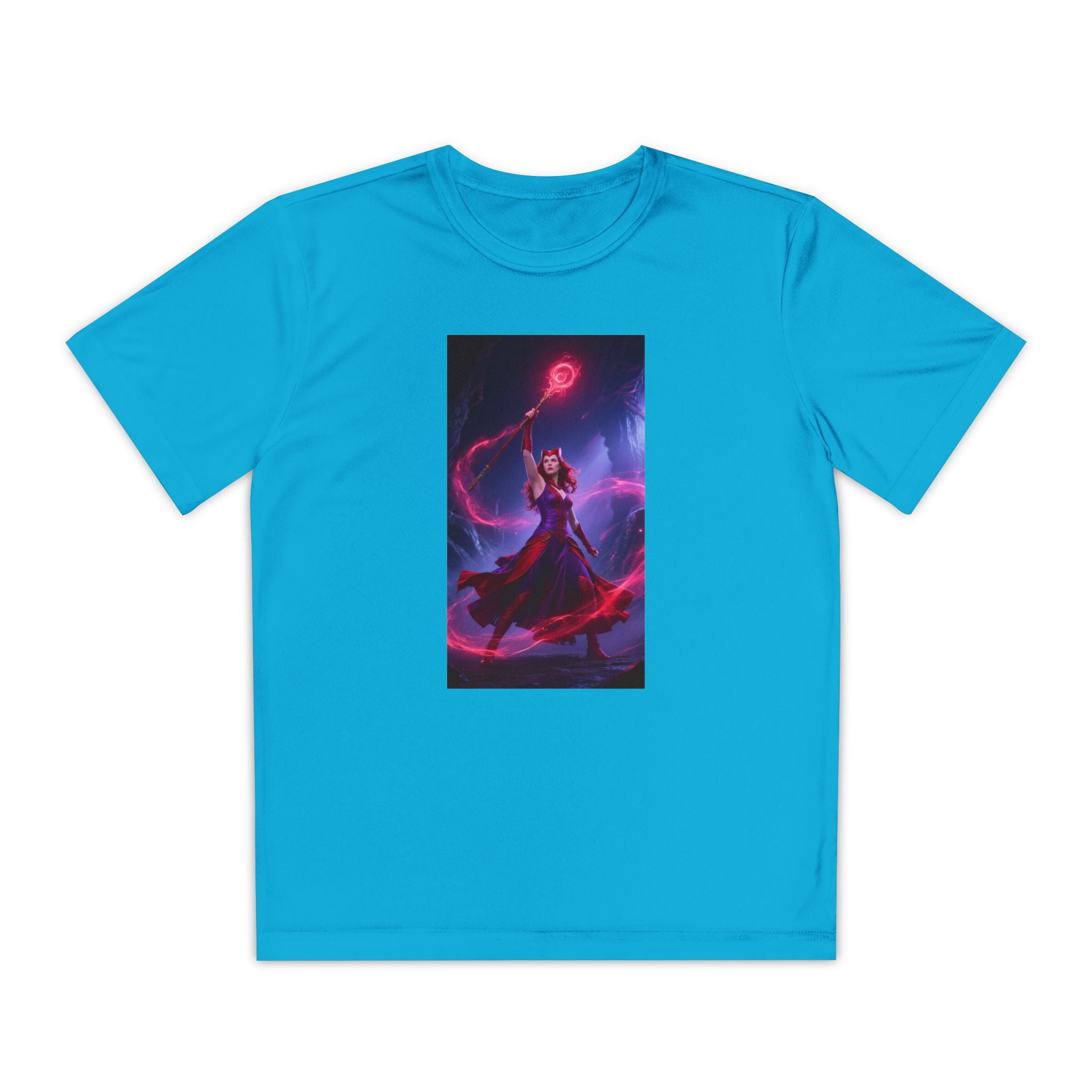 Superhero Youth T-Shirt Sports Graphic Tee, Cool Athletic Shirt for Kids