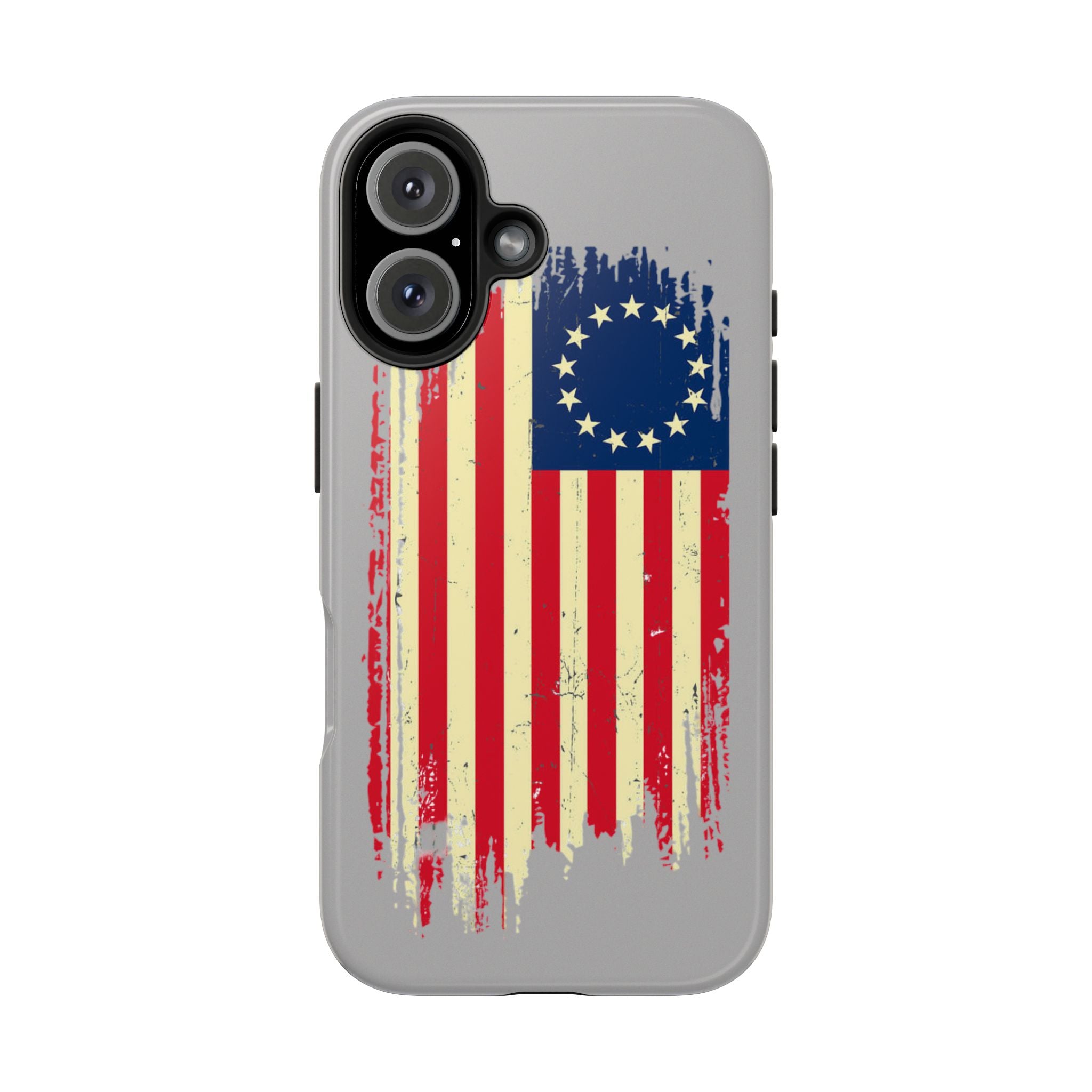 Patriotic Phone Cases with Vintage Flag Design, Tough Case for Independence Day, Memorial Day, 4th of July, Gift for Veterans, USA Pride