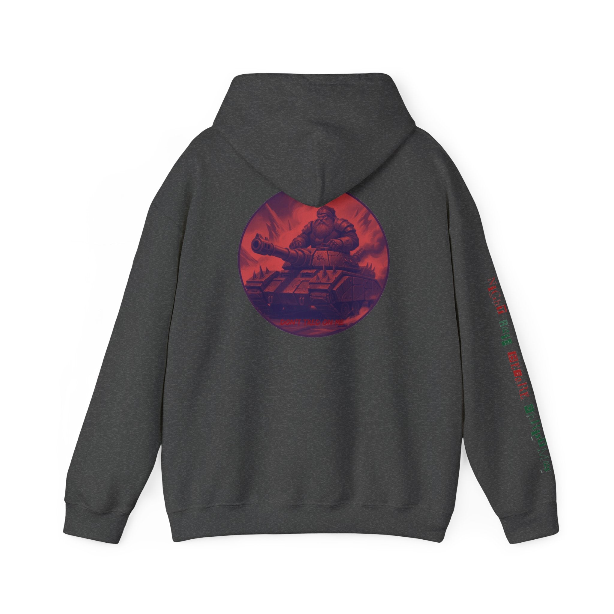 Santa Claus On A Tank Christmas Patriotic Hoodie Rebel Spirit Unisex Hoodie