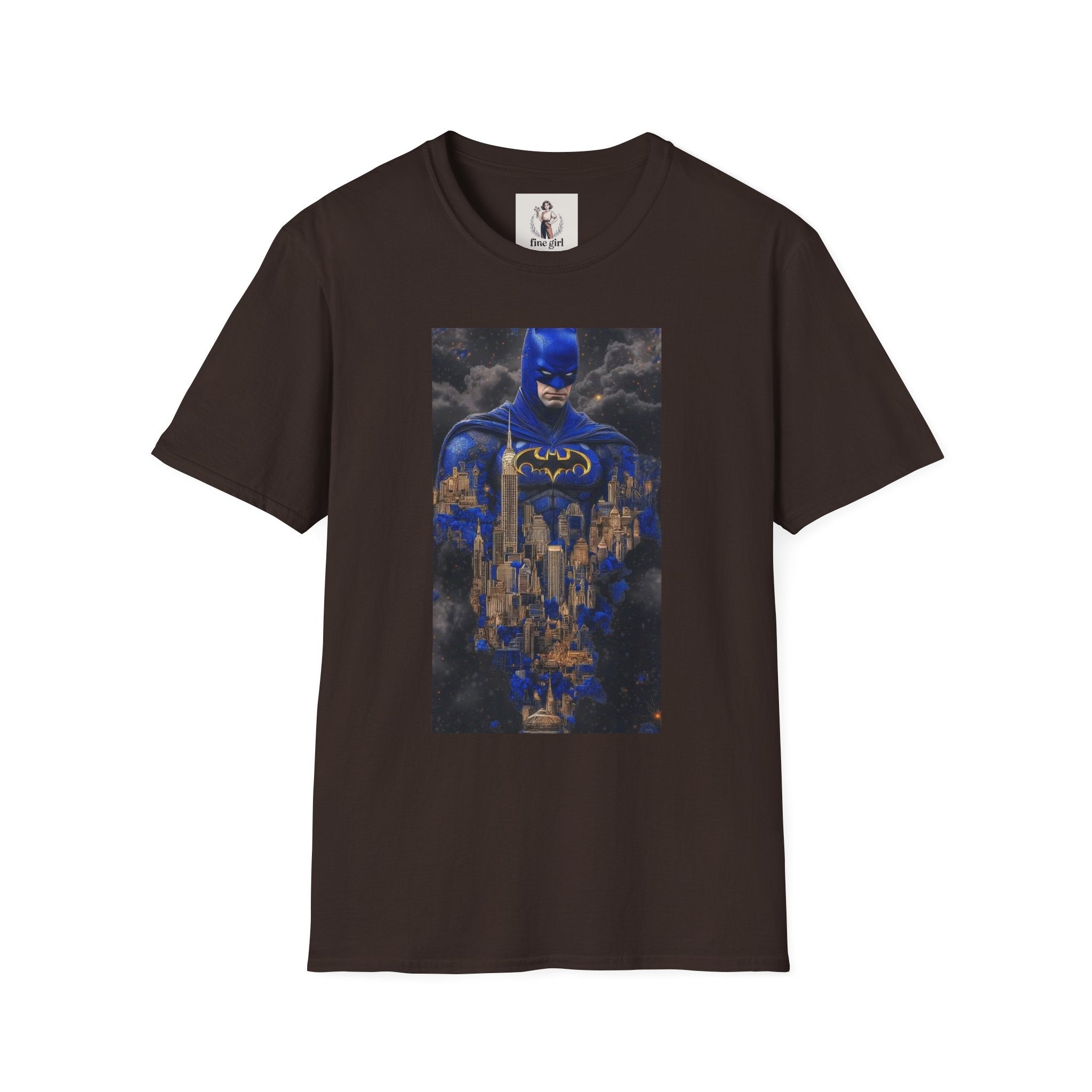 Batman Marvel Unisex Softstyle T-Shirt, Comic Book Tee, Geeky Clothing, Cosplay Costume Top