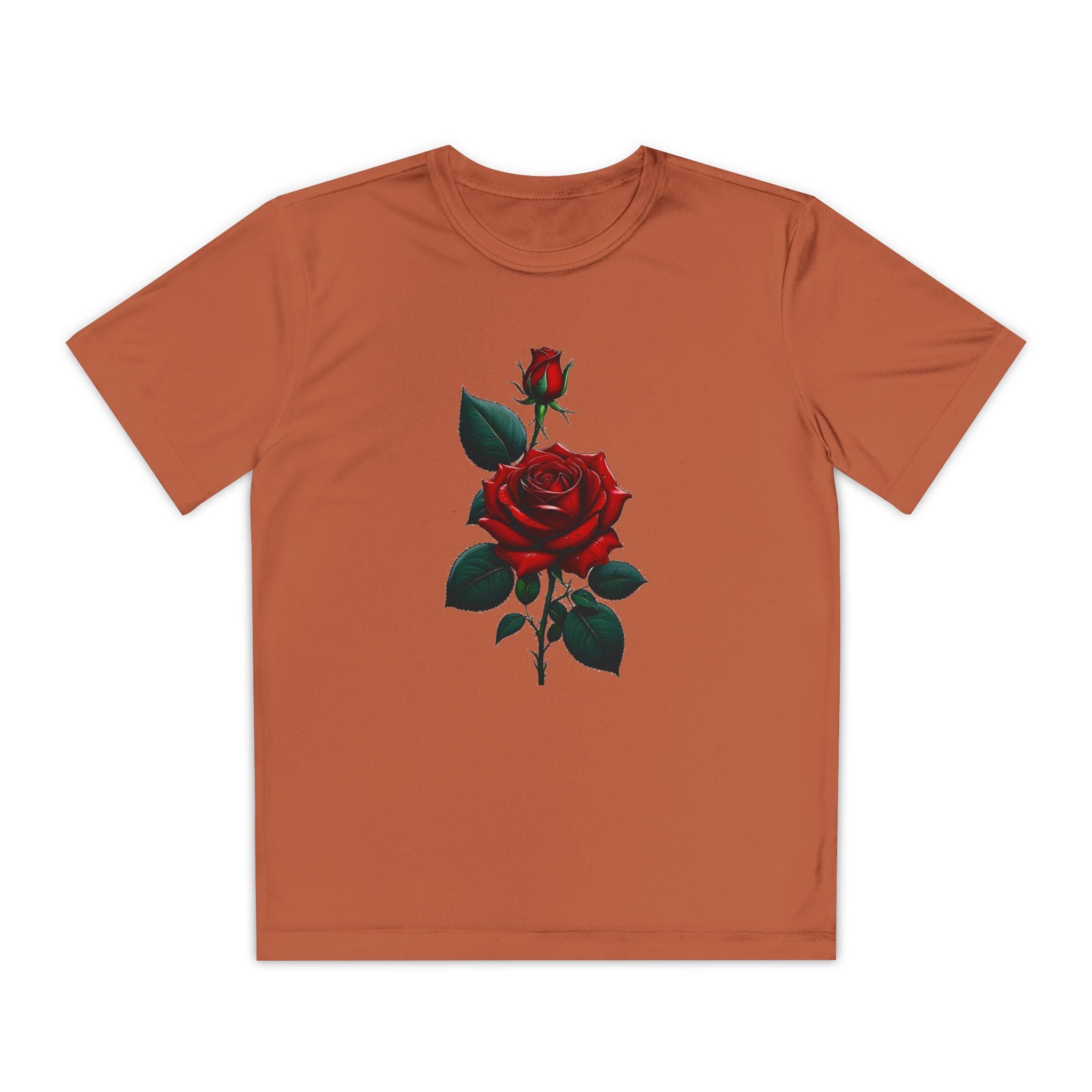 Flower Youth Tshirt, Girls Floral Tee, Kids Spring Shirt, Children's Botanical Top, Teen Blossom T-Shirt