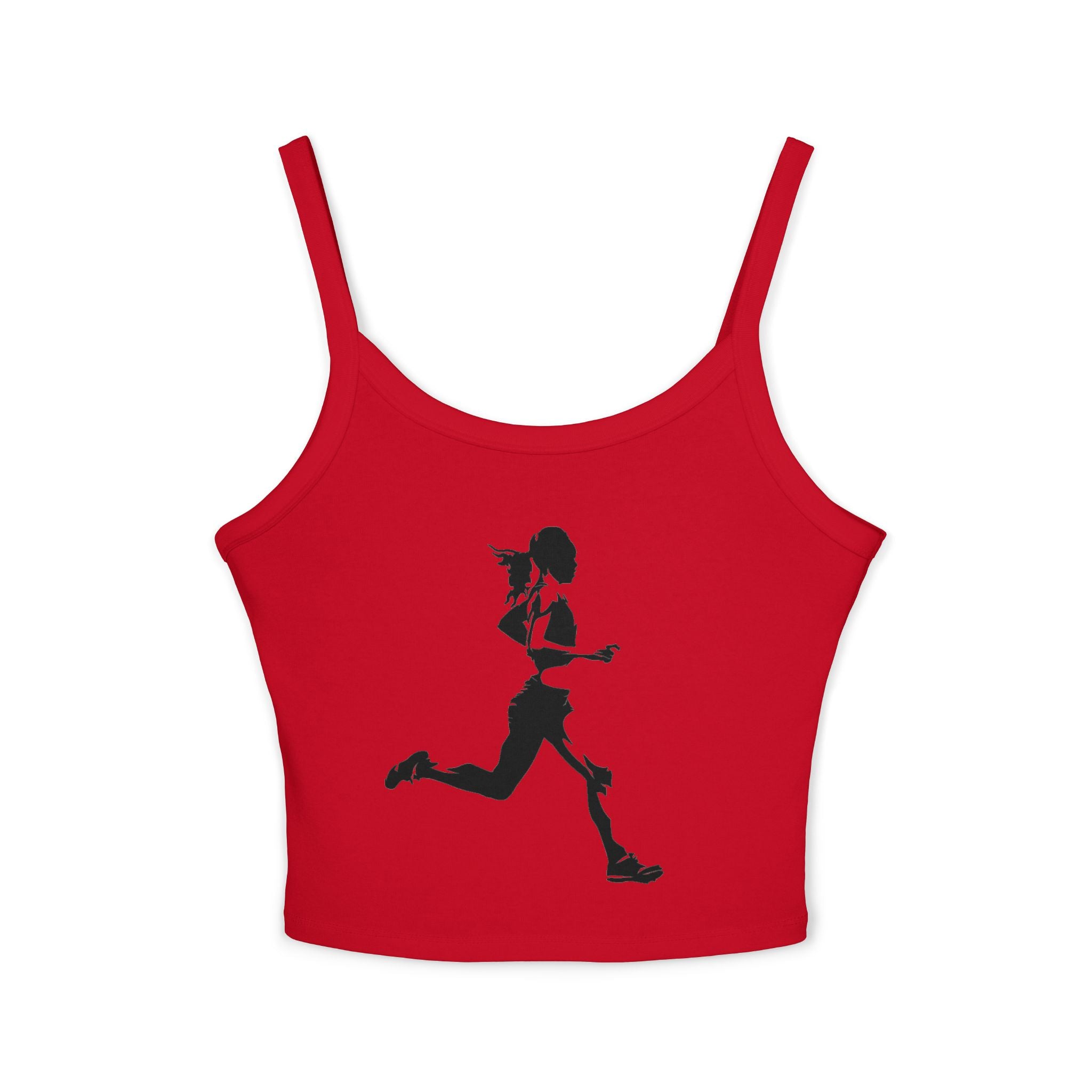 Running Woman Tank Top, Athletic Workout Top, Fitness Sleeveless Shirt, Jogging Muscle Tee, Exercise Gym Cami