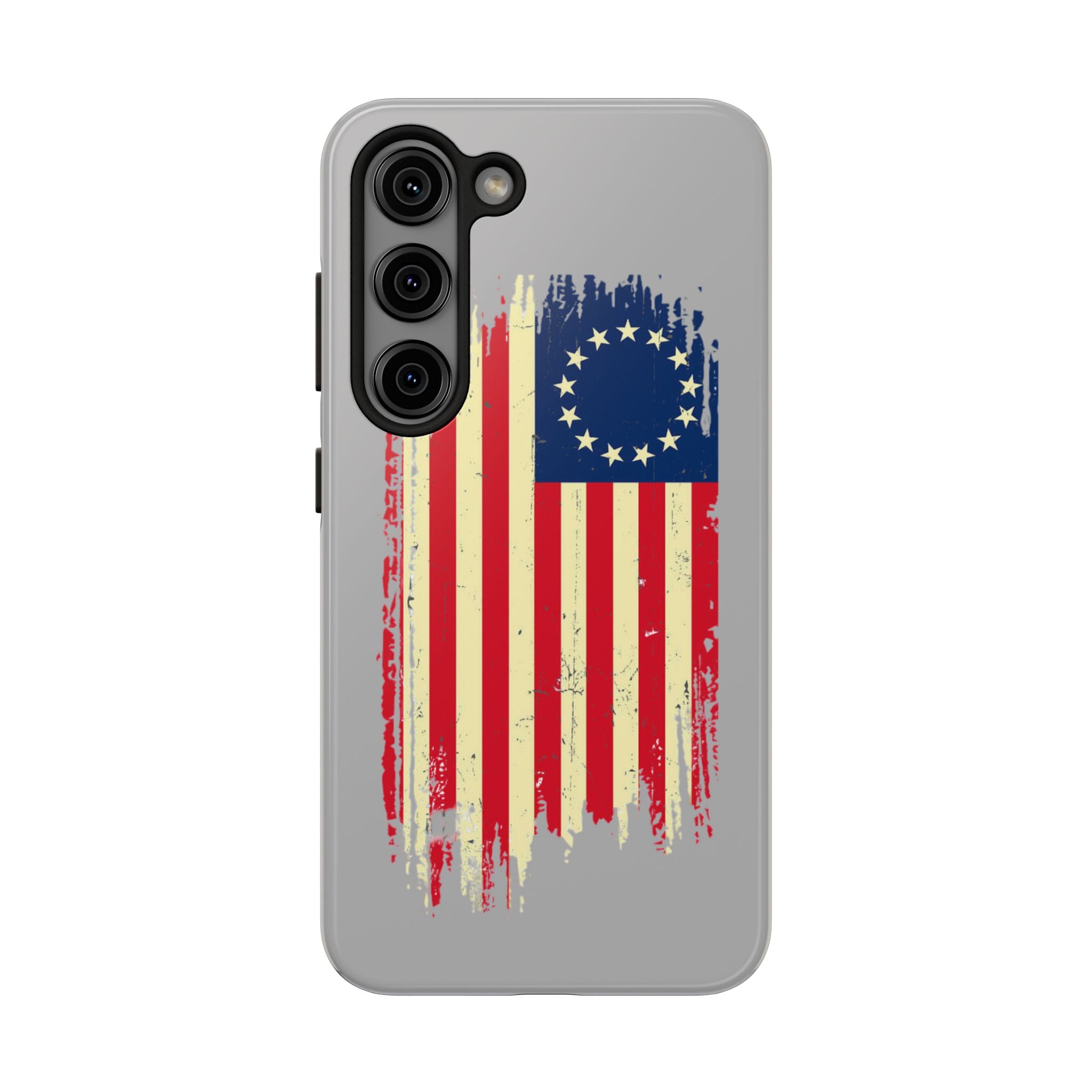 Patriotic Phone Cases with Vintage Flag Design, Tough Case for Independence Day, Memorial Day, 4th of July, Gift for Veterans, USA Pride