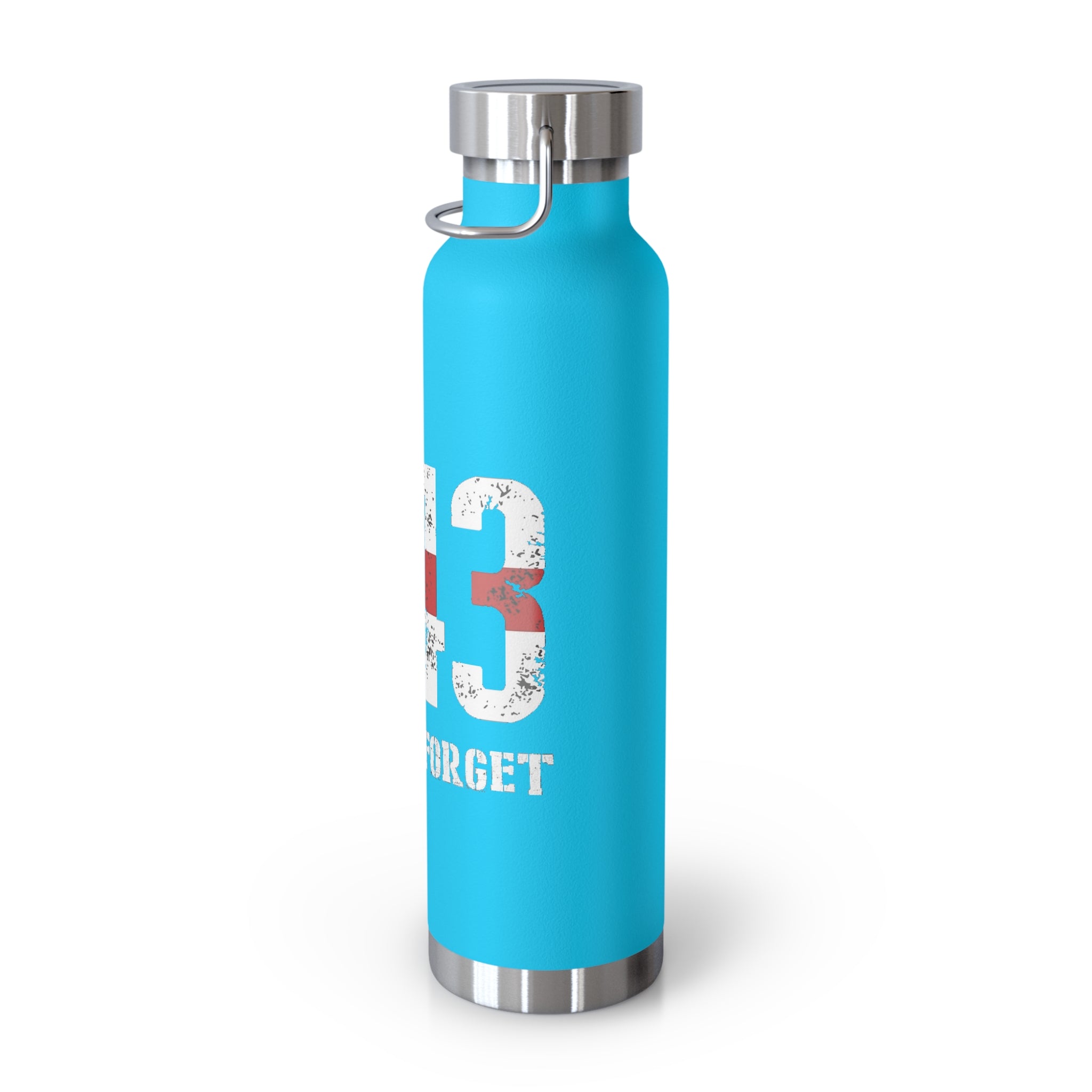 343 Firefighter Patriotic Copper Insulated Water Bottle