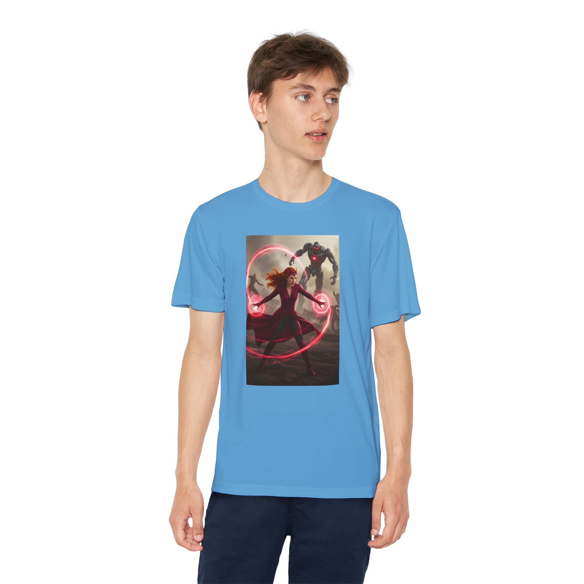 Superhero Youth T-Shirt Sports Graphic Tee, Cool Athletic Shirt for Kids