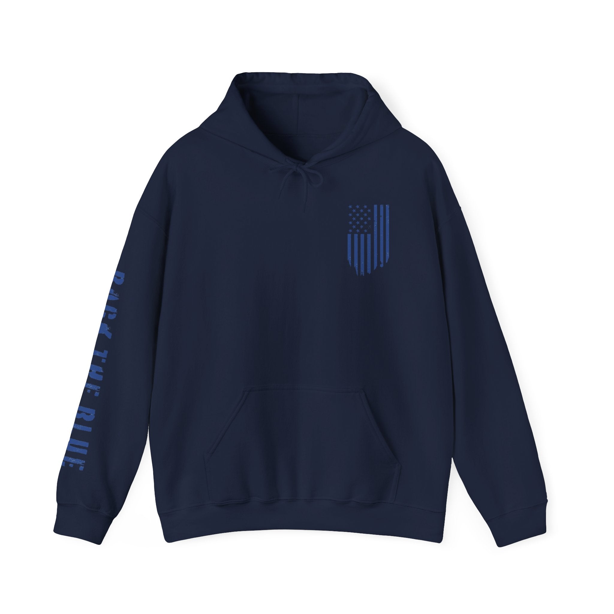 Patriotic Hoodie - Thin Blue Line Unisex Blend
