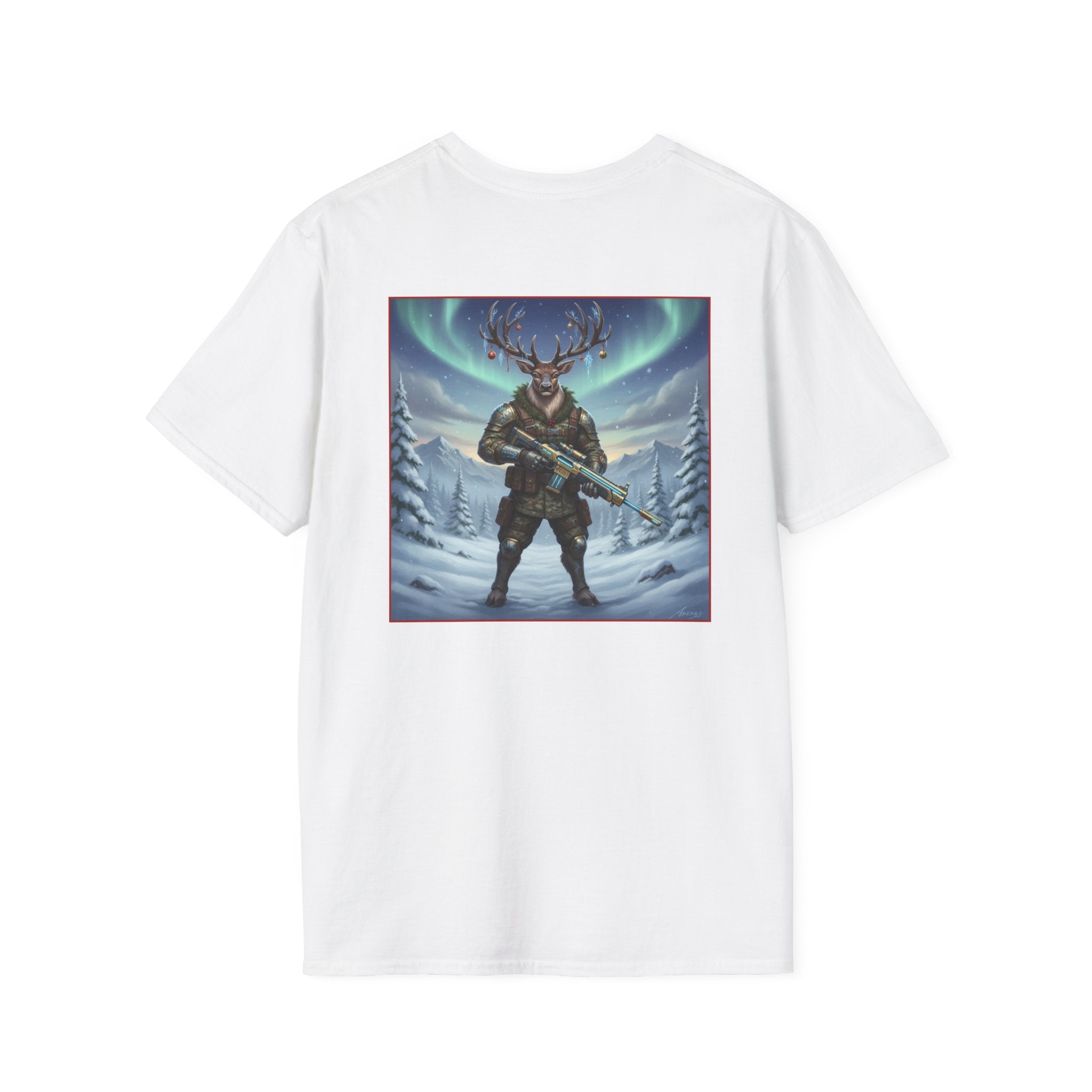Yule Guard Patriotic Christmas Holiday ~ Unisex Softstyle T-Shirt