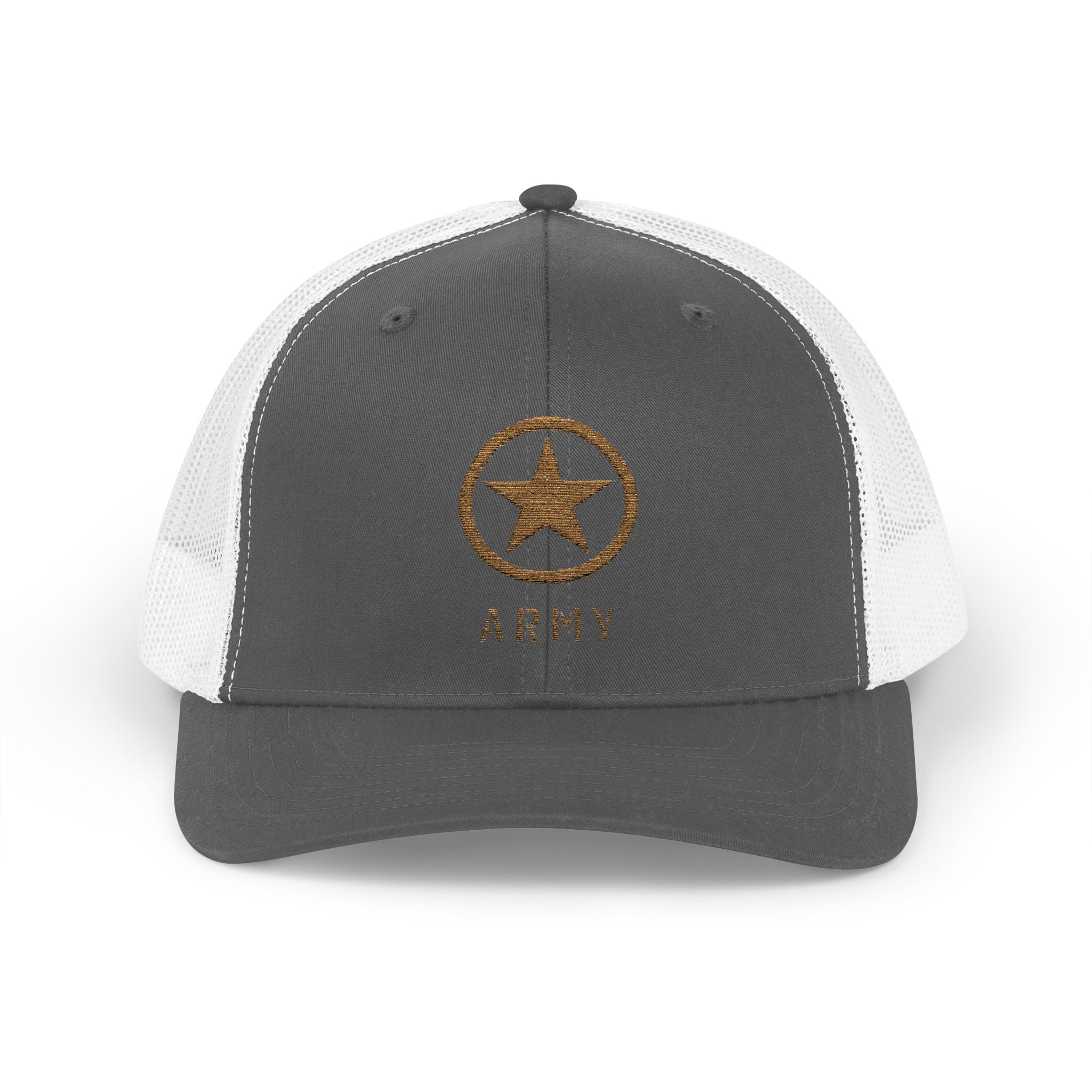 US Army Snapback Trucker Cap with Thin Red Line Design, Ideal for First Responders, Supportive Gifts, Memorials, Everyday Wear