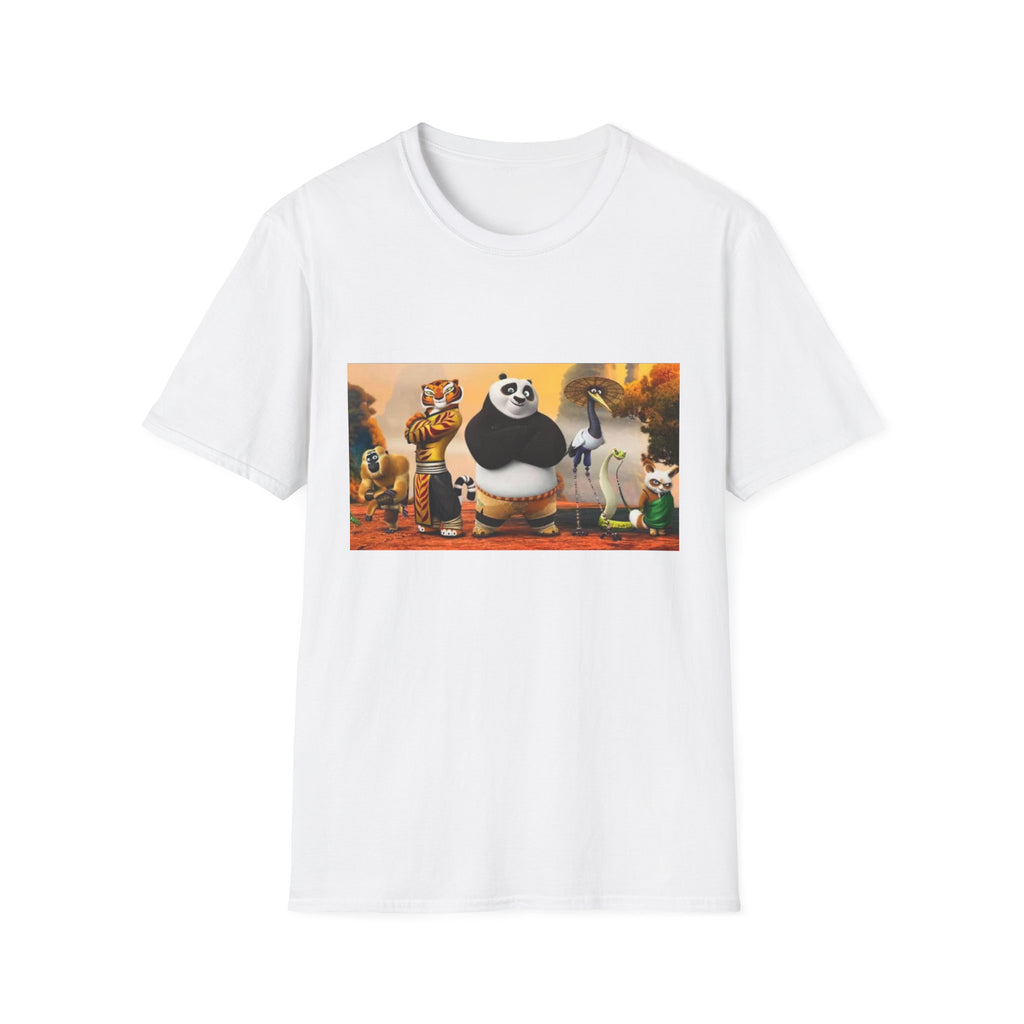 Kung Fu Panda Unisex Softstyle T-Shirt, DreamWorks Animation Youth Competitor Tee, Graphic Tee, Movie Fan Gift, Cult Classic Shirt, Comfy