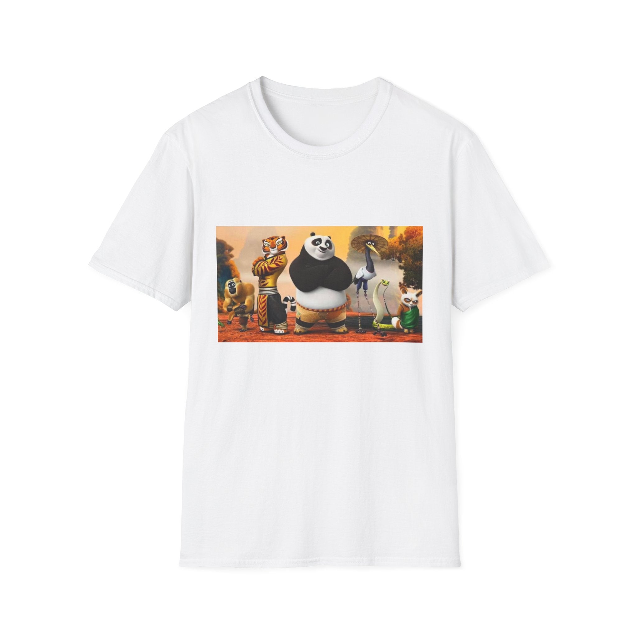 Kung Fu Panda Unisex Softstyle T-Shirt, DreamWorks Animation Youth Competitor Tee, Graphic Tee, Movie Fan Gift, Cult Classic Shirt, Comfy
