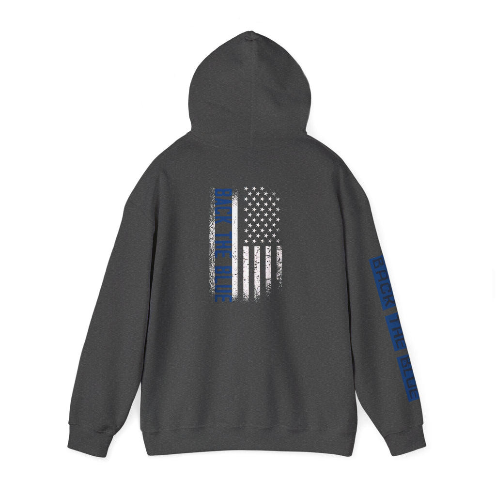 Patriotic Hoodie - Thin Blue Line Unisex Blend