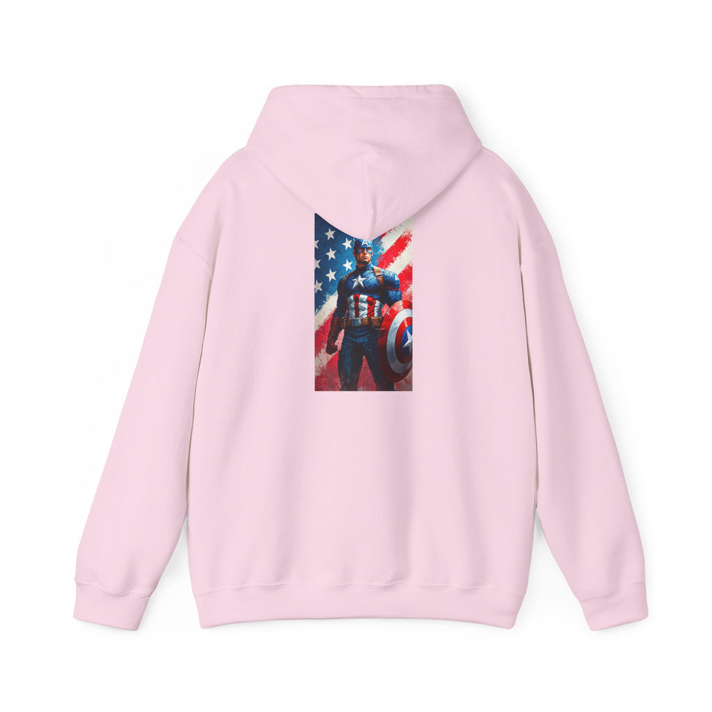 Hooded Sweatshirt - Captain America Design