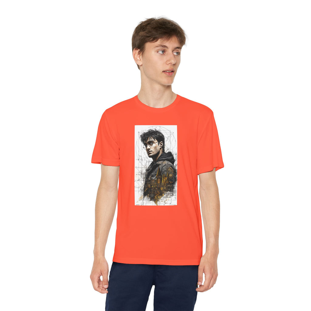 Youth Competitor Tee - Harry Potter, Wizard School Shirt, Magical Kids Top, Hogwarts Fan Gift, Sorcerer's Stone T-Shirt