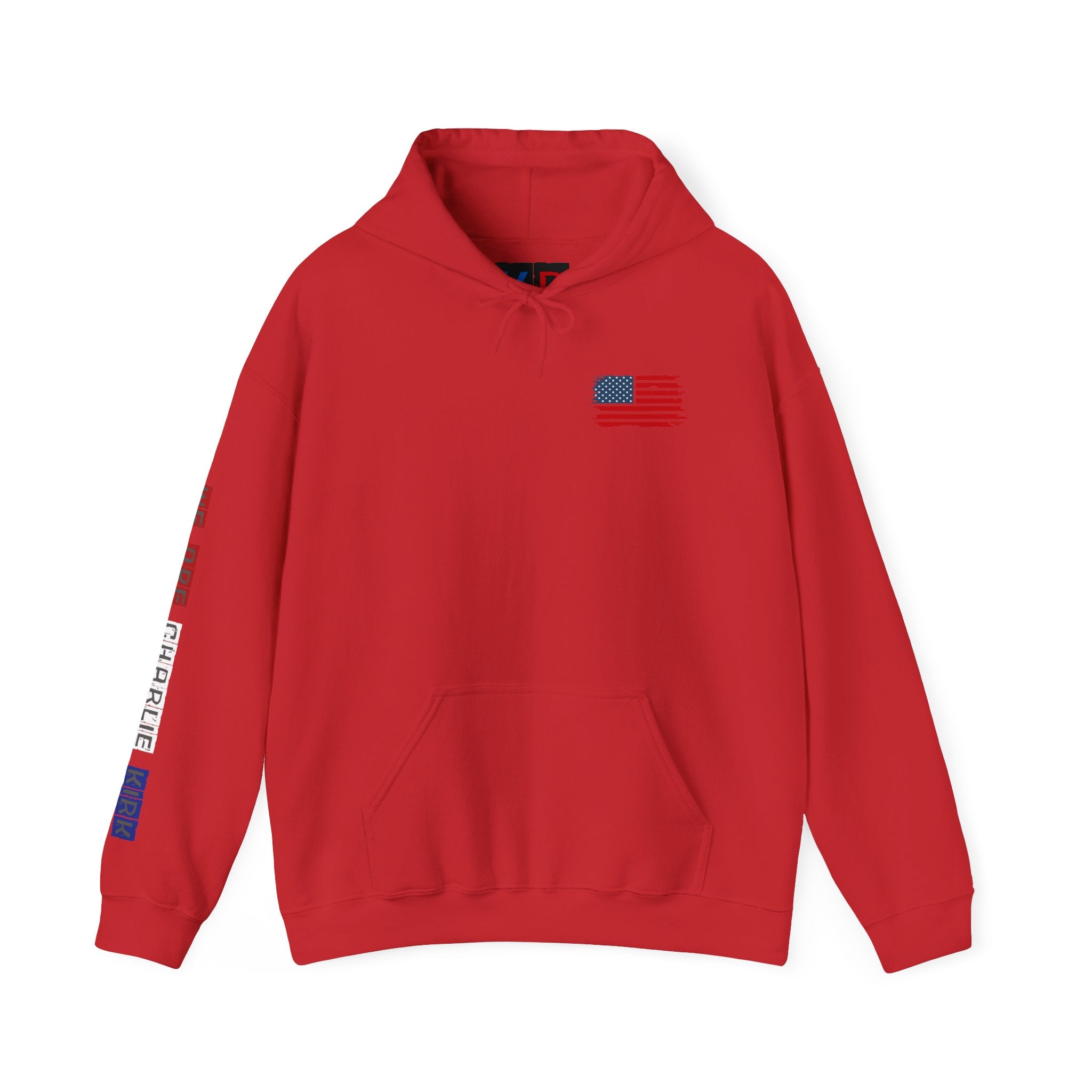 Charlie kirk Patriotic Hoodie Rebel Spirit Unisex Hoodie