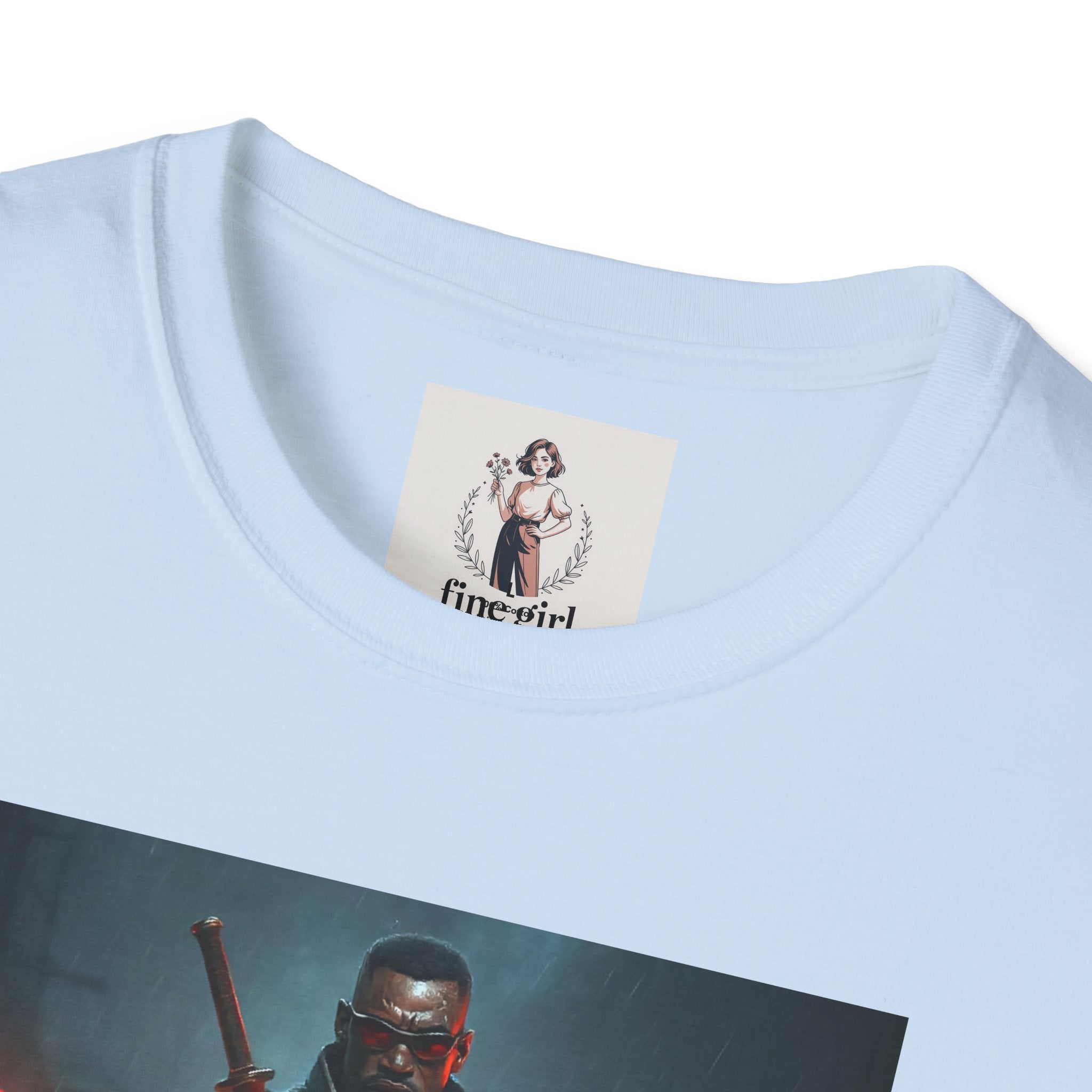 Blade Superhero Marvel Unisex Softstyle T-Shirt, Comic Book Tee, Geeky Clothing, Cosplay Costume Top