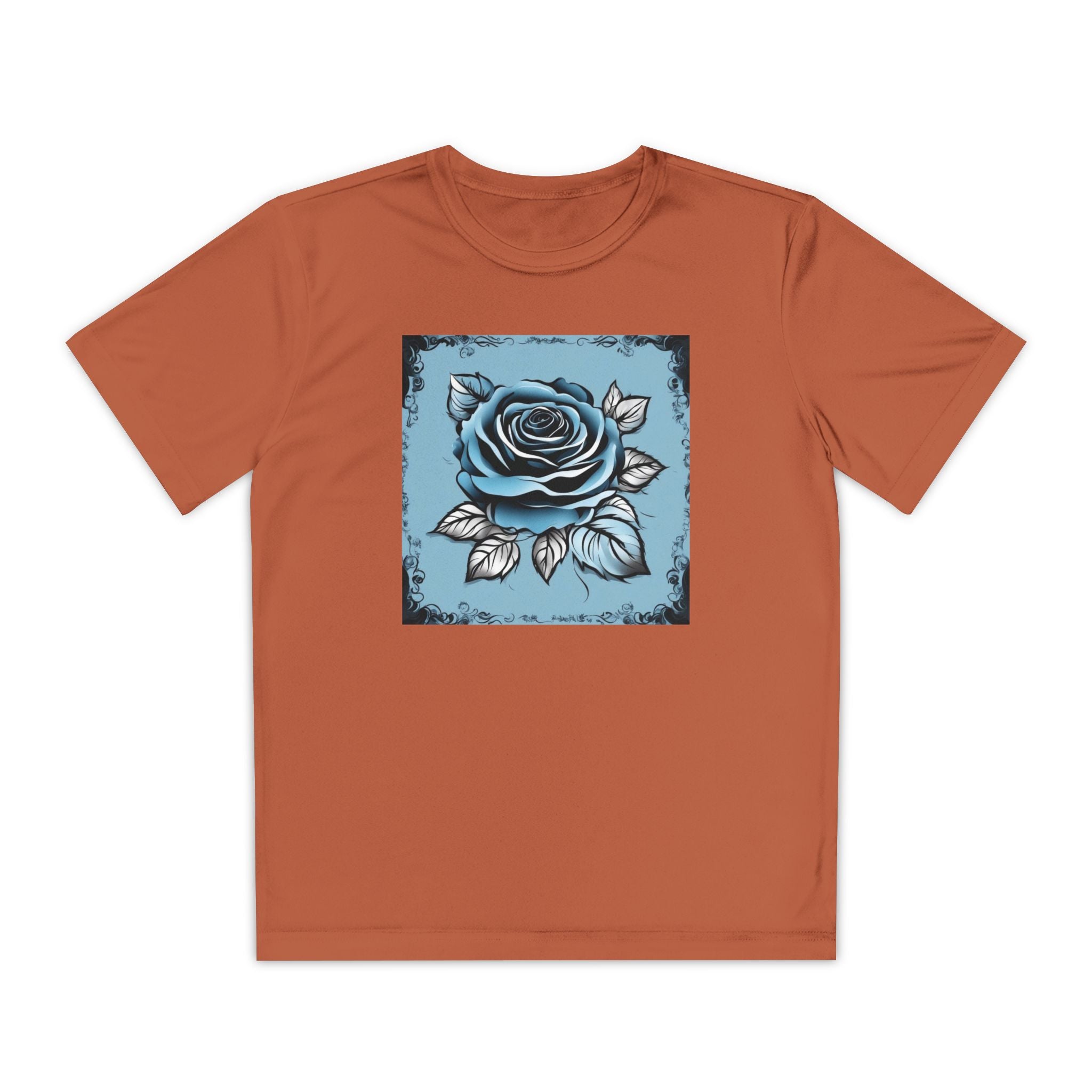 Flower Youth Tshirt, Girls Floral Tee, Kids Spring Shirt, Children's Botanical Top, Teen Blossom T-Shirt