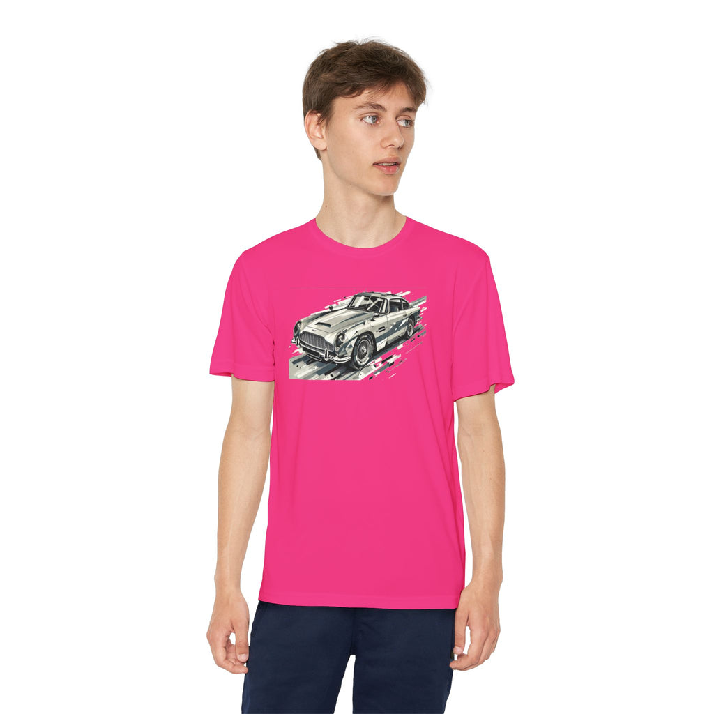 Aston Martin Youth T-Shirt Sports Graphic Tee, Cool Athletic Shirt for Kids, Perfect for Sports Events, Team Spirit