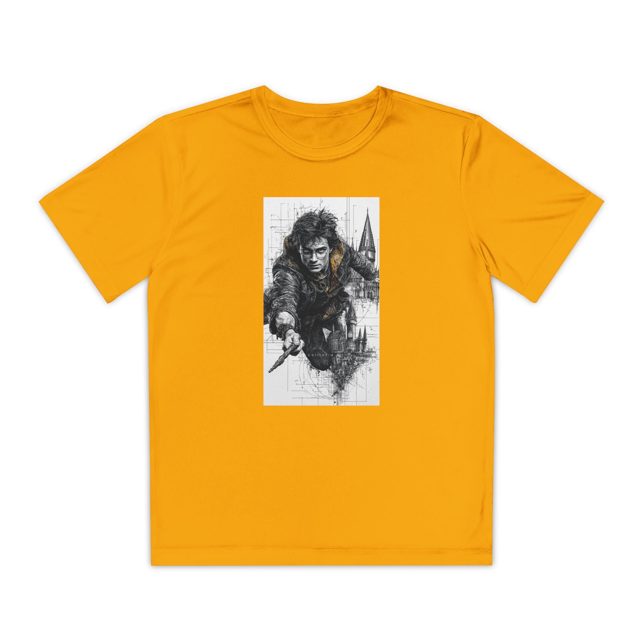 Youth Competitor Tee - Harry Potter, Wizard School Shirt, Magical Kids Top, Hogwarts Fan Gift, Sorcerer's Stone T-Shirt