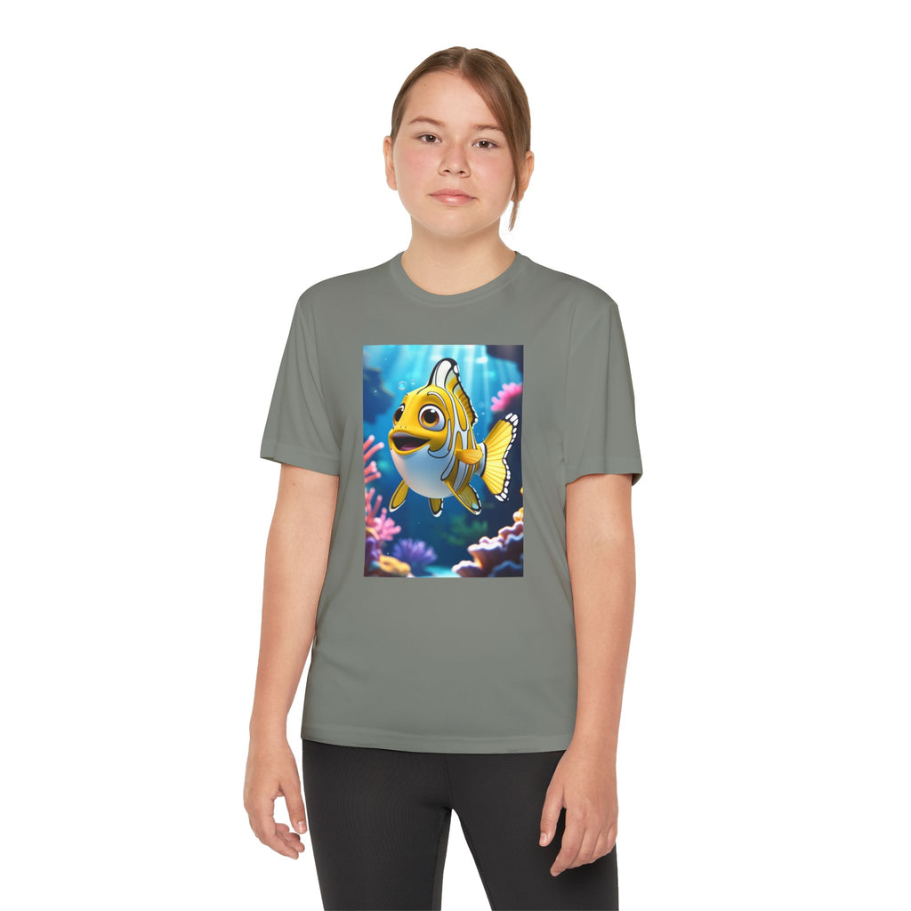 Nemo Fish Ocean Youth T-Shirt - Underwater Kids Tee, Finding Nemo Shirt, Beach Vacation Clothing, Ocean Lover Gift, Fish Theme Top