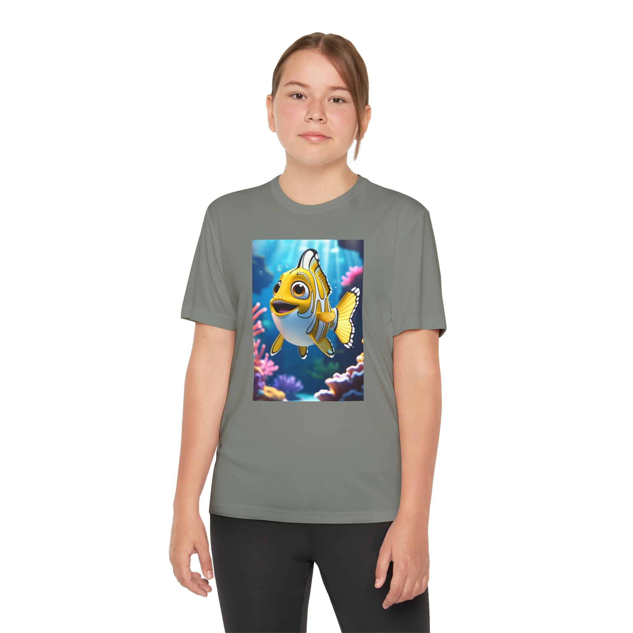 Nemo Fish Ocean Youth T-Shirt - Underwater Kids Tee, Finding Nemo Shirt, Beach Vacation Clothing, Ocean Lover Gift, Fish Theme Top
