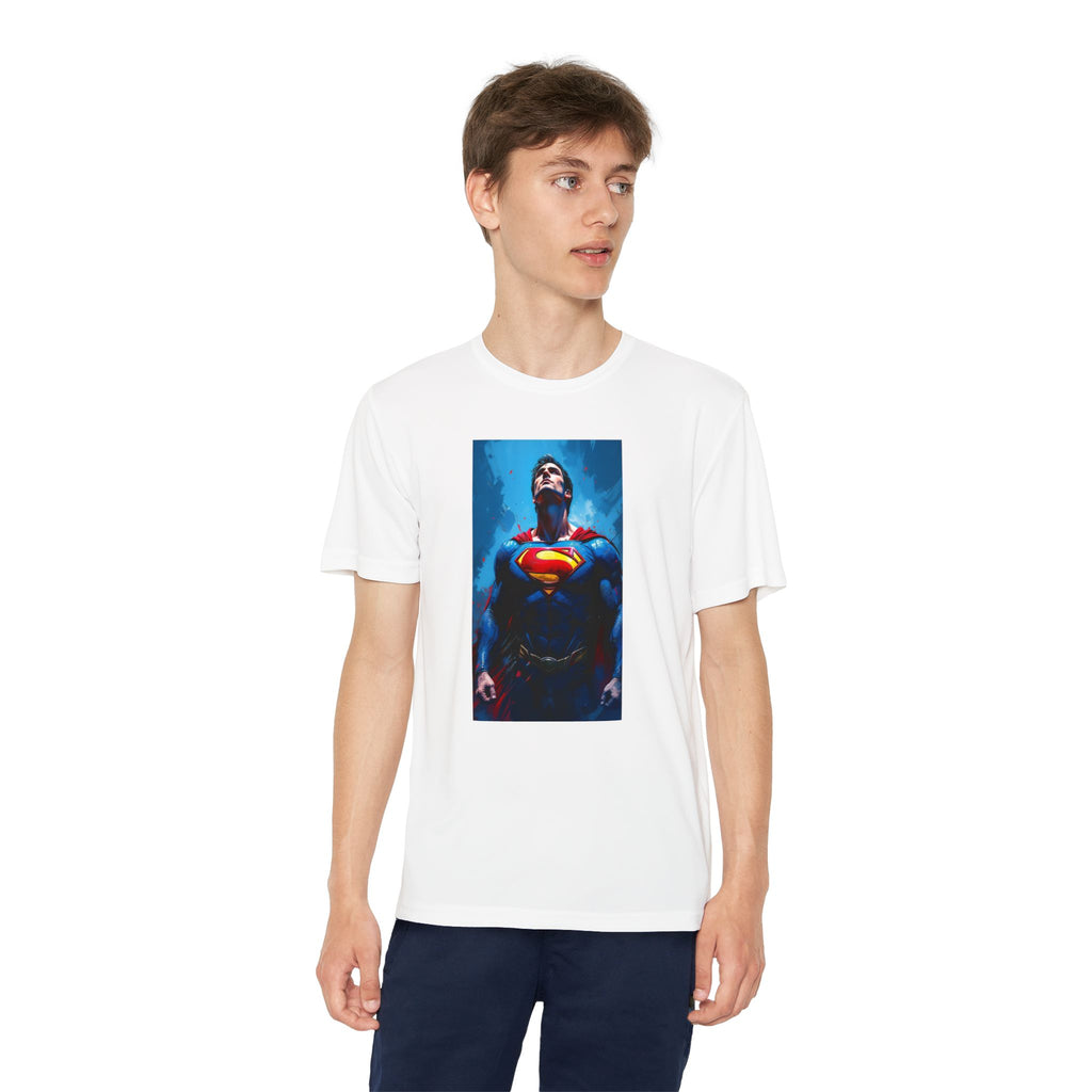 Superman Superhero Marvel T-Shirt, Youth Competitor Tee,  Kids Comic Book Hero Top, Children's Graphic Tee, Youth Super Power T-Shirt