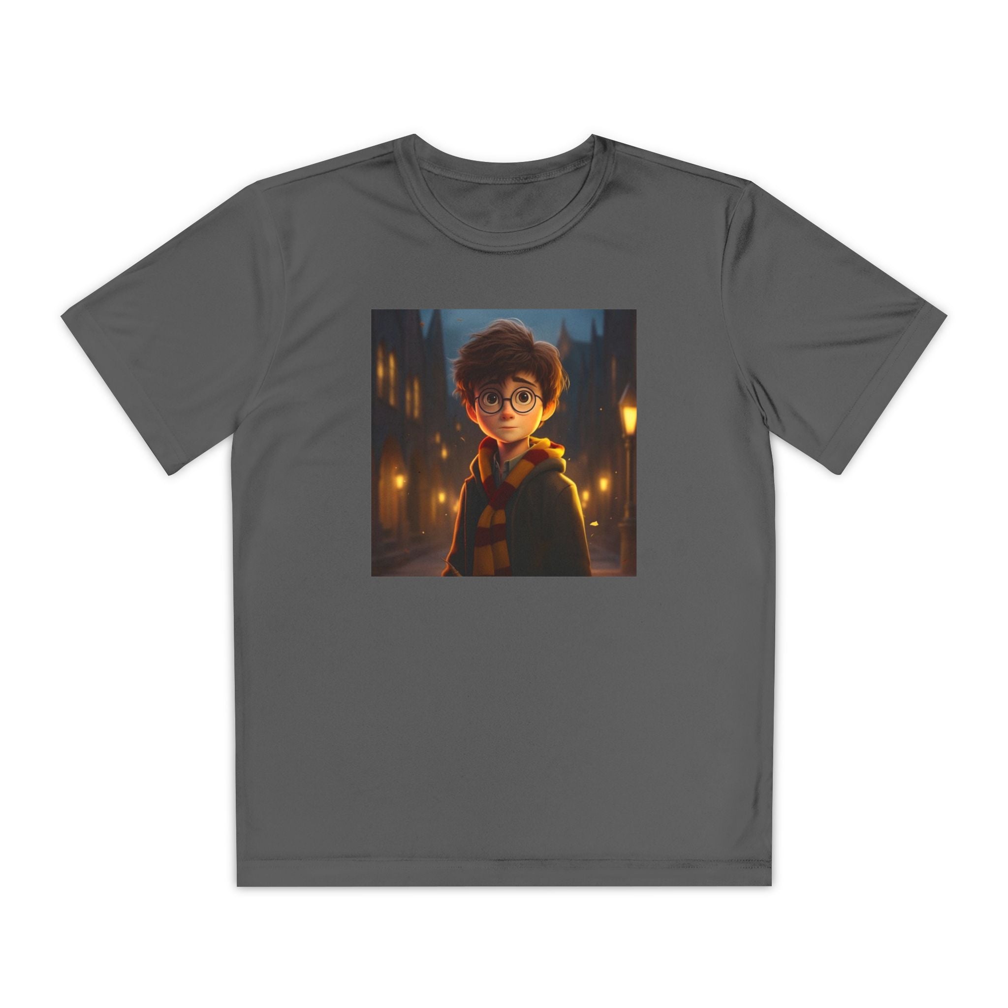 Youth Competitor Tee - Harry Potter, Wizard School Shirt, Magical Kids Top, Hogwarts Fan Gift, Sorcerer's Stone T-Shirt