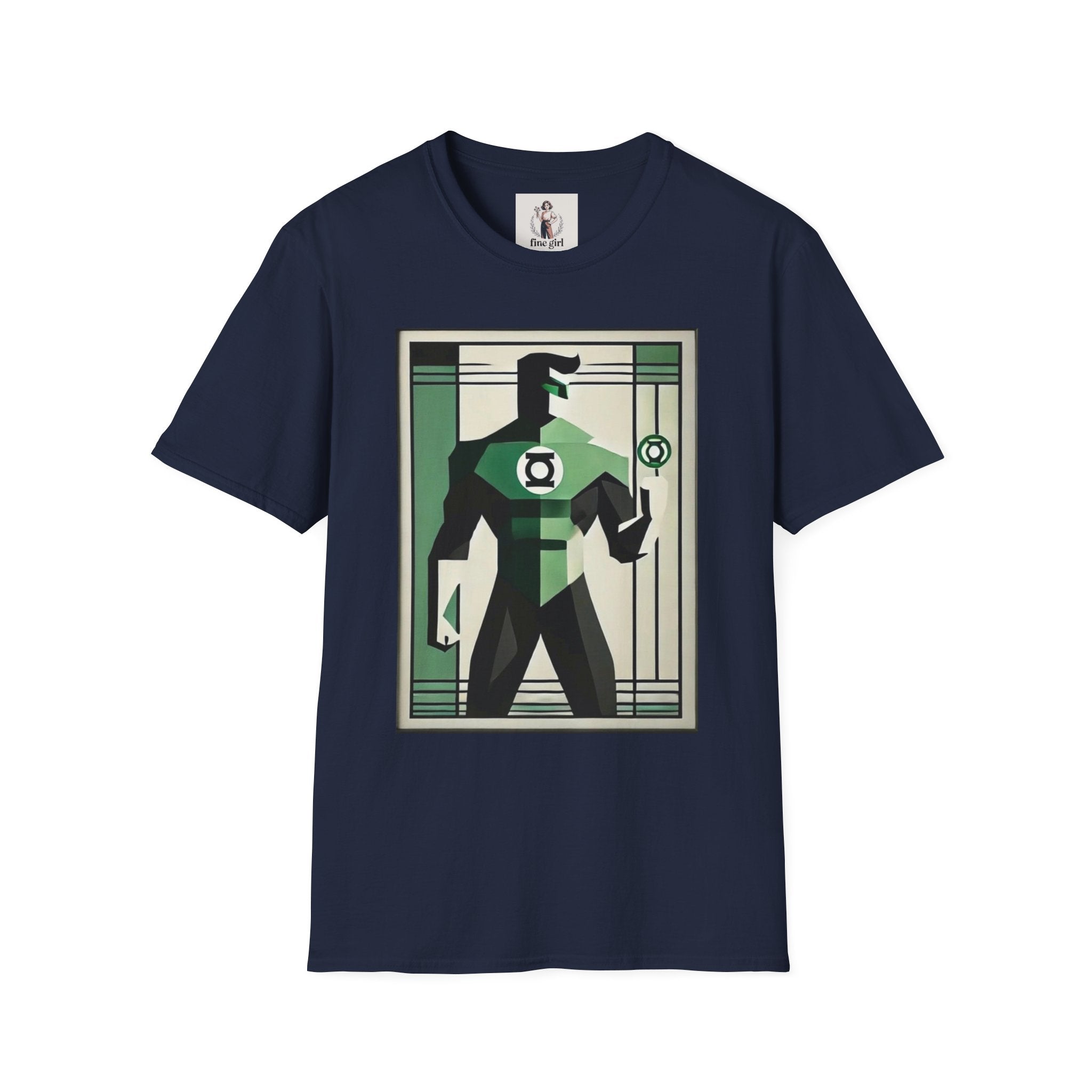 Green Lantern Superhero Marvel Unisex Softstyle T-Shirt, Comic Book Tee, Graphic Novel Shirt, Geeky Clothing, Cosplay Costume Top
