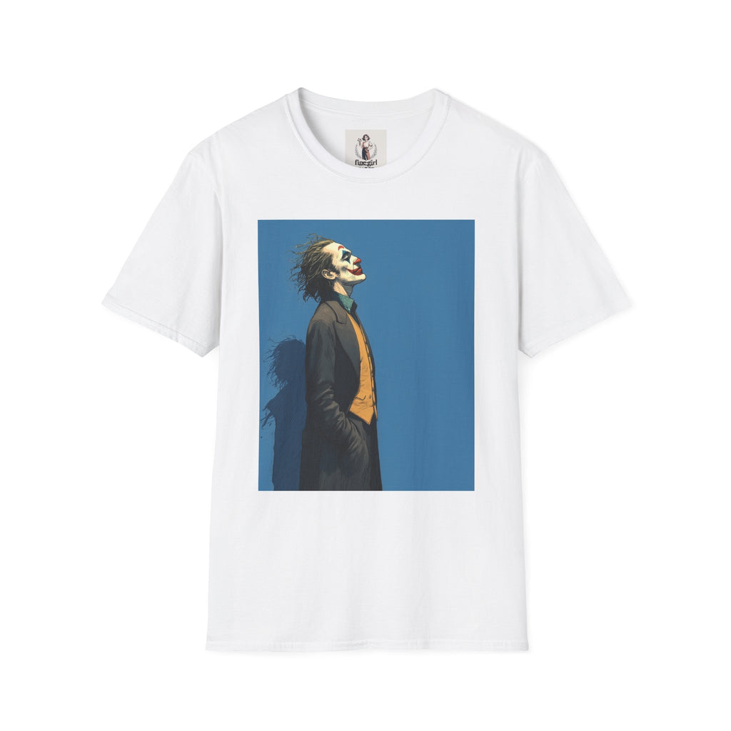 The Joker Superhero Marvel Unisex Softstyle T-Shirt, Comic Book Tee, Geeky Clothing, Cosplay Costume Top