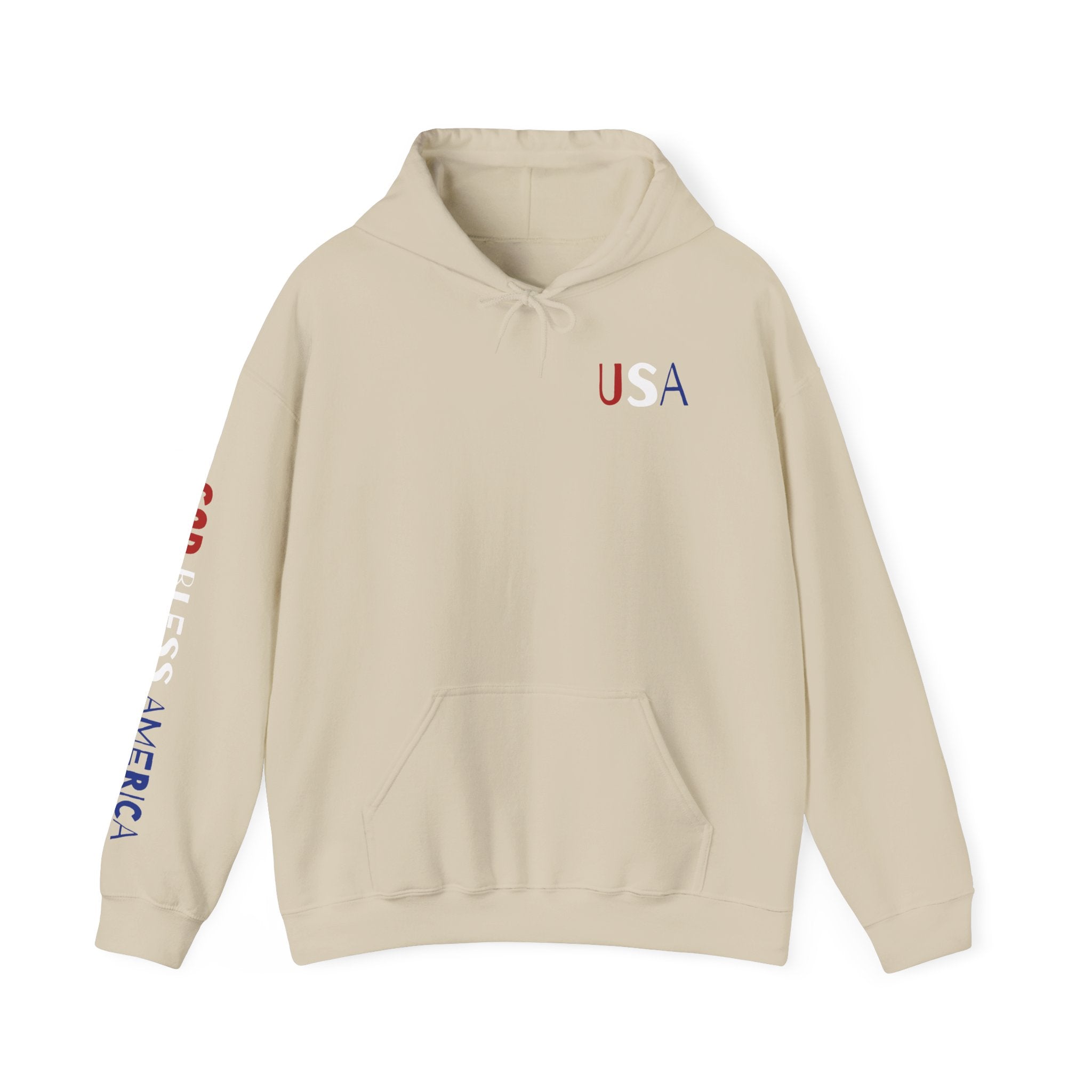 Patriotic Hoodie - Step On My Flag And Find Out What Patriotism Feels Like Unisex Blend
