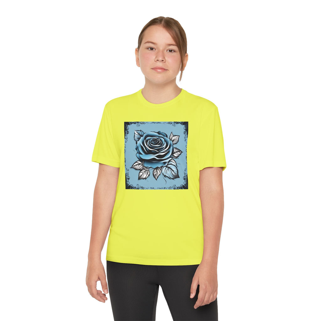 Flower Youth Tshirt, Girls Floral Tee, Kids Spring Shirt, Children's Botanical Top, Teen Blossom T-Shirt