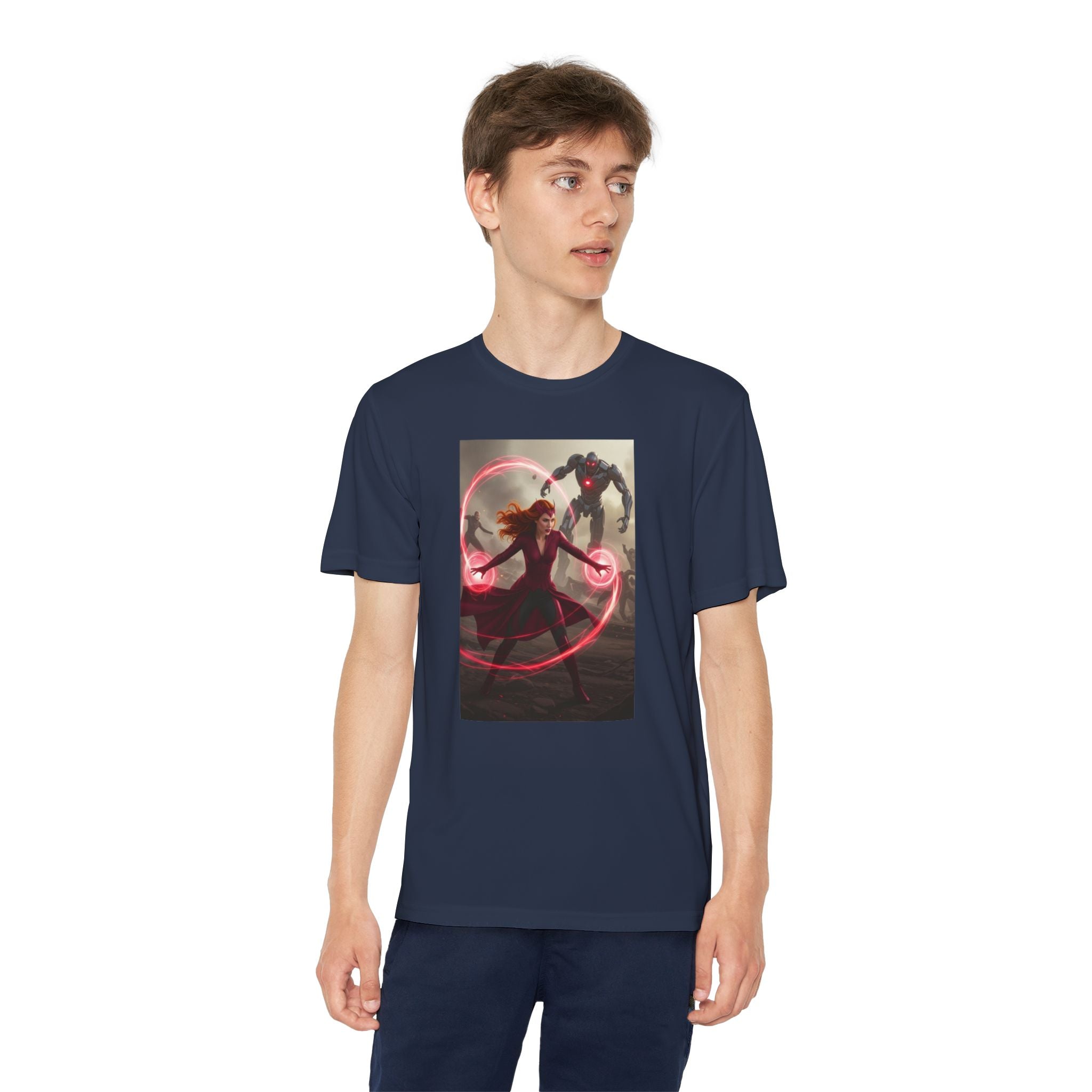 Superhero Youth T-Shirt Sports Graphic Tee, Cool Athletic Shirt for Kids