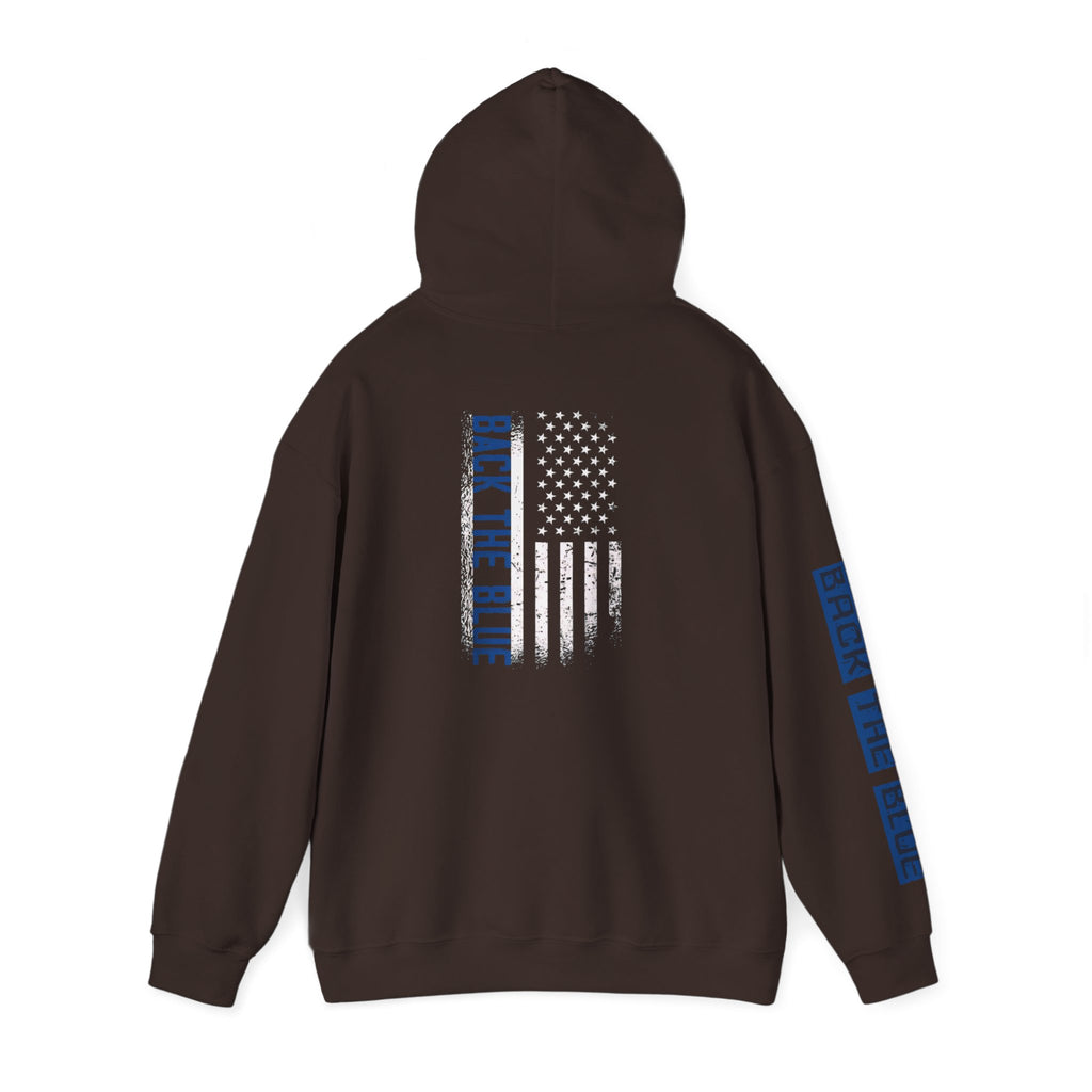 Patriotic Hoodie - Thin Blue Line Unisex Blend