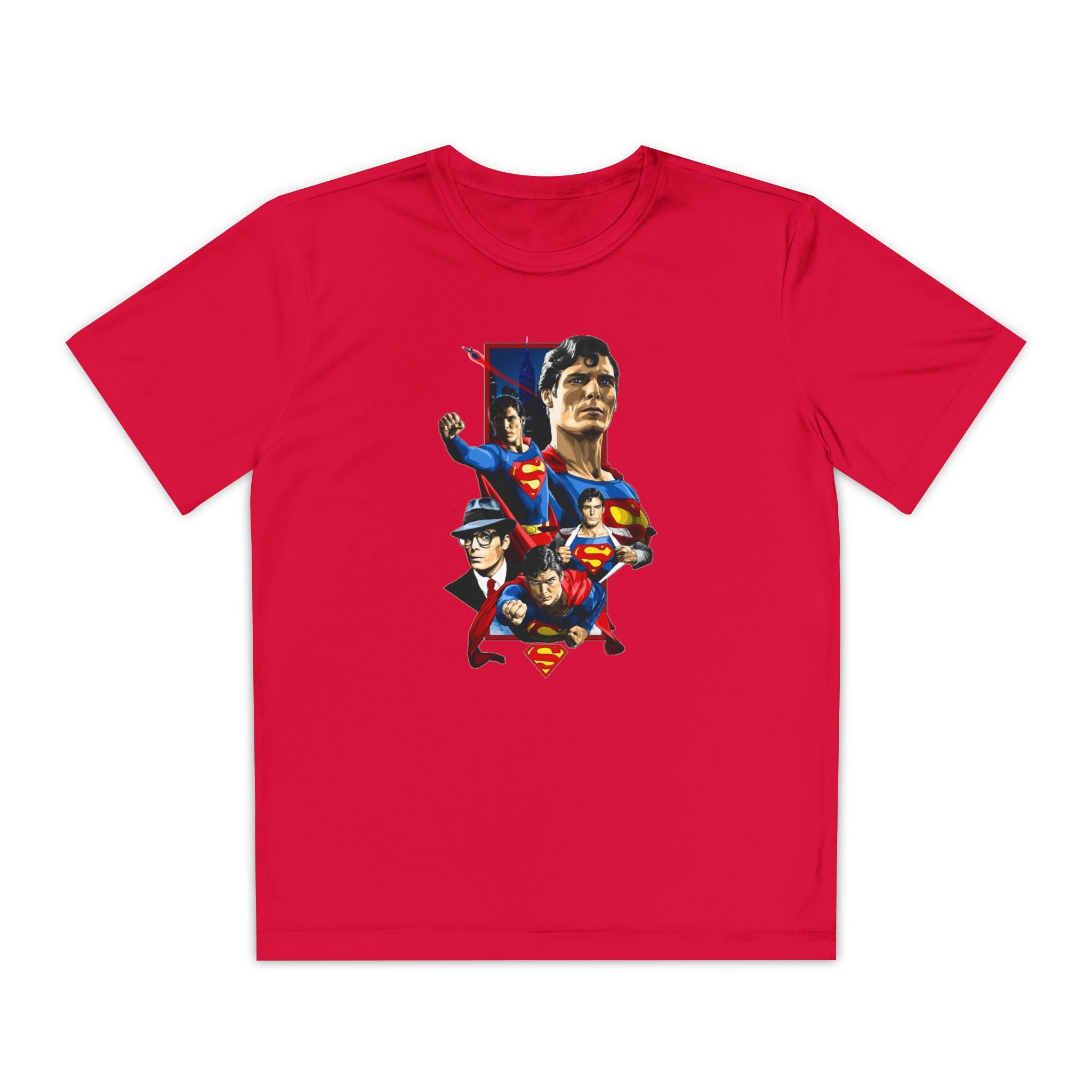 Superman Youth T-Shirt Sports Graphic Tee, Cool Athletic Shirt for Kids, Perfect for Sports Events, Team Spirit