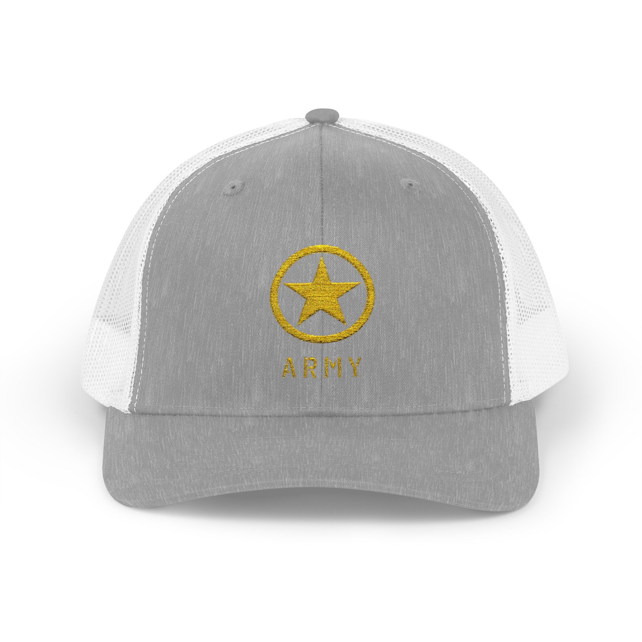 US Army Snapback Trucker Cap with Thin Red Line Design, Ideal for First Responders, Supportive Gifts, Memorials, Everyday Wear