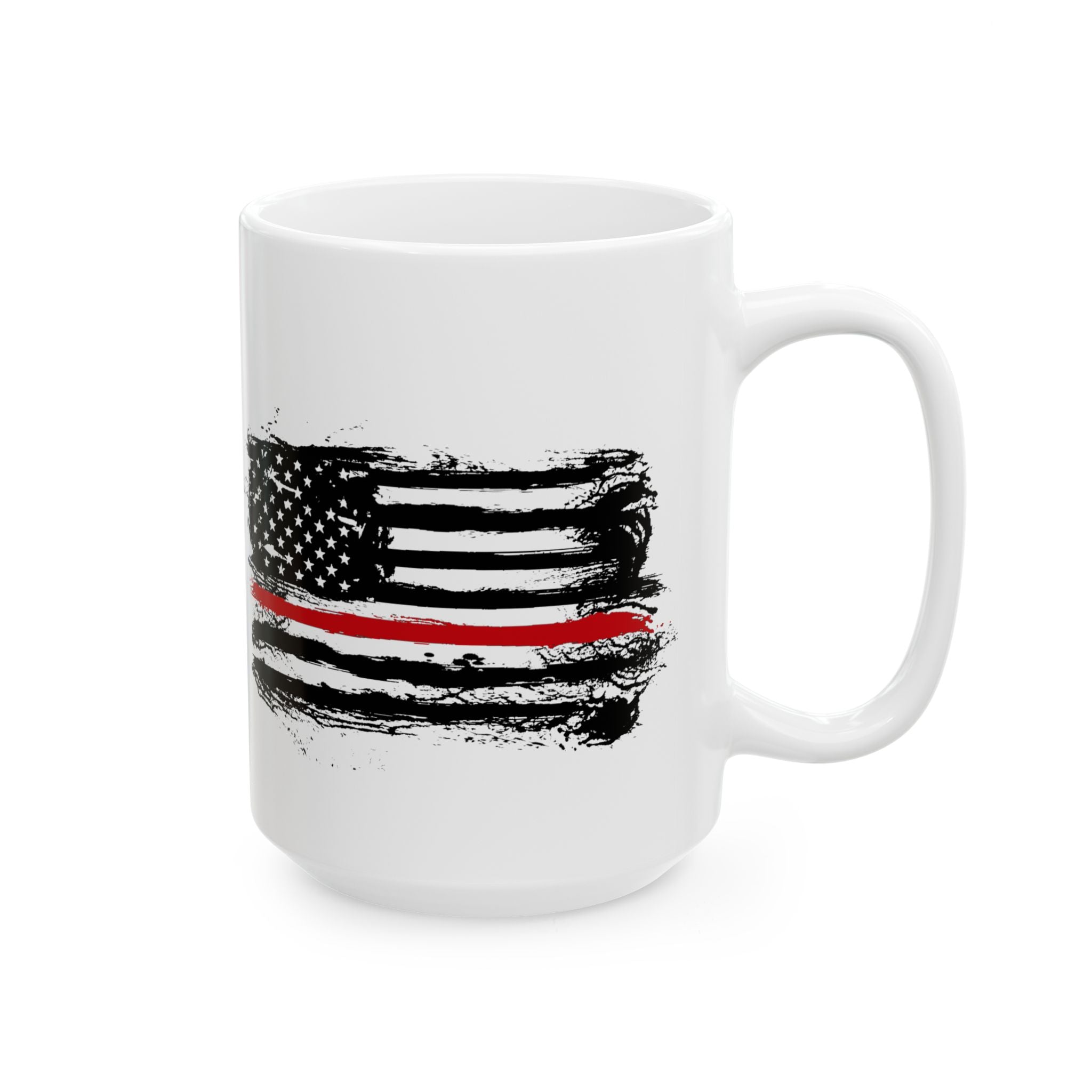 Thin Red Line Flag Patriotic Coffee  & Tea Mug