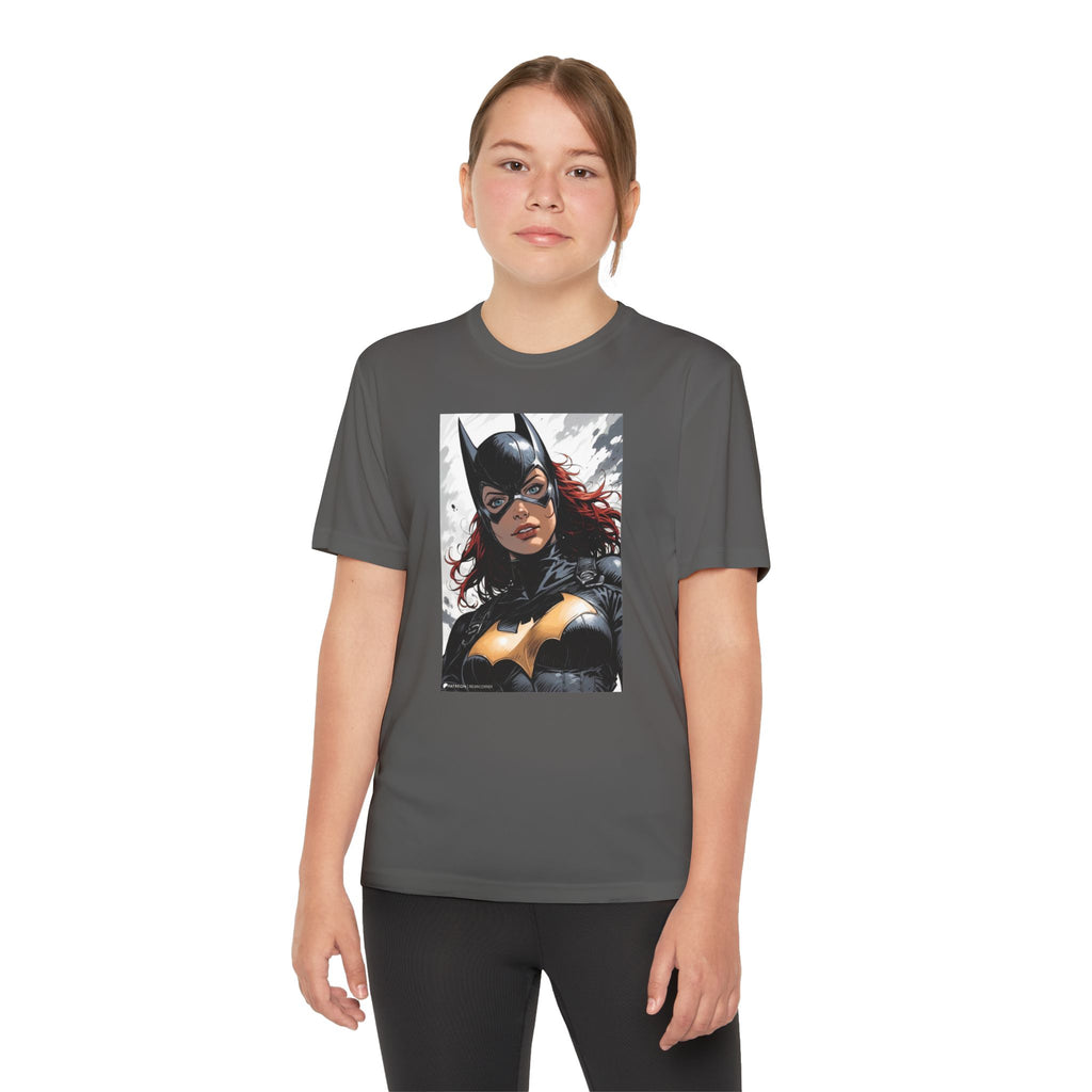 Superhero Youth T-Shirt Sports Graphic Tee, Cool Athletic Shirt for Kids