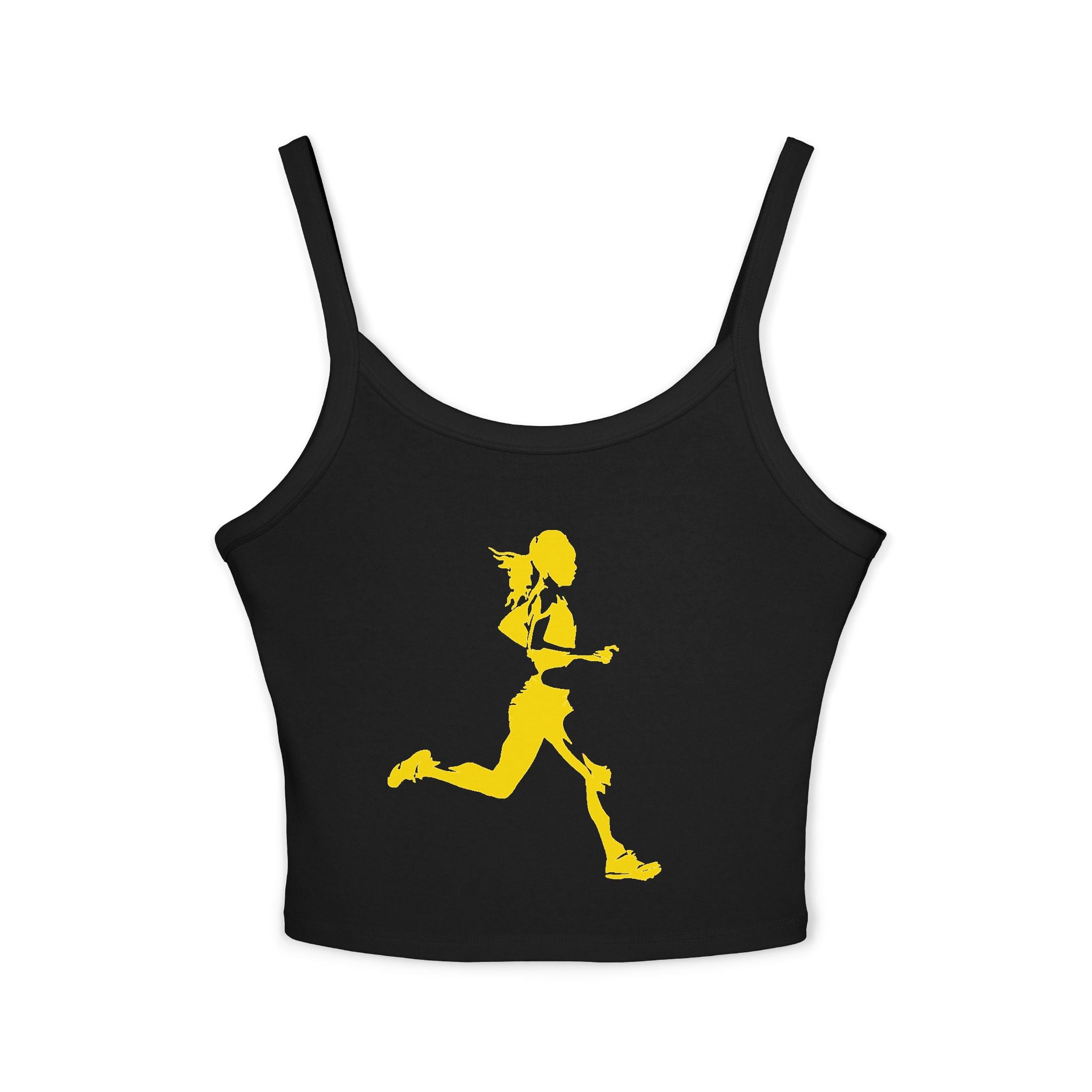 Running Woman Tank Top, Athletic Workout Top, Fitness Sleeveless Shirt, Jogging Muscle Tee, Exercise Gym Cami