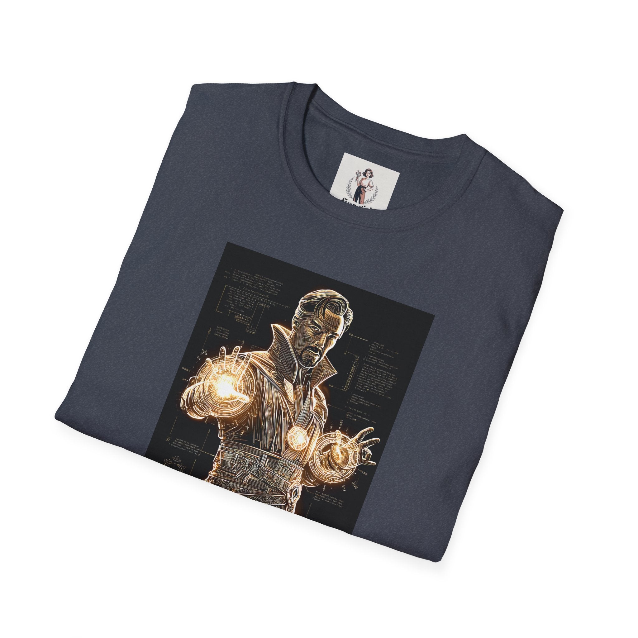 Dr Strange Superhero Marvel Unisex Softstyle T-Shirt, Comic Book Tee, Geeky Clothing, Cosplay Costume Top