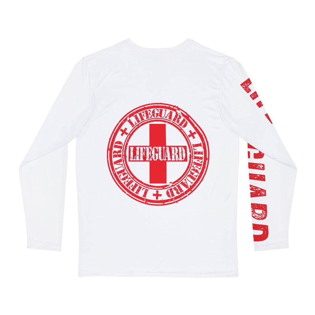 Lifeguard Long Sleeve Shirt, Beachwear, Summer Essentials, Swim Team Apparel, Gift for Lifeguards, Ocean Lover's Gear