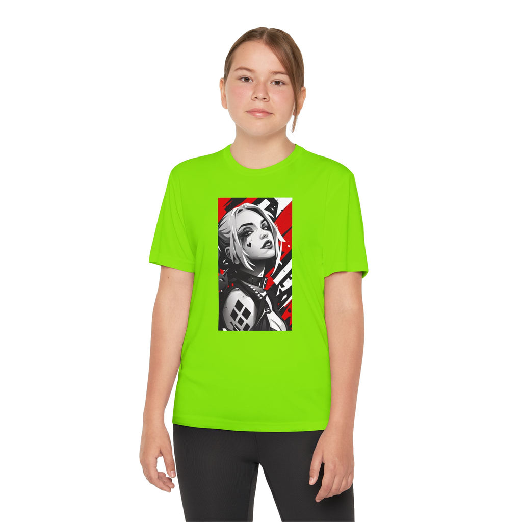 Superhero Youth T-Shirt Sports Graphic Tee, Cool Athletic Shirt for Kids