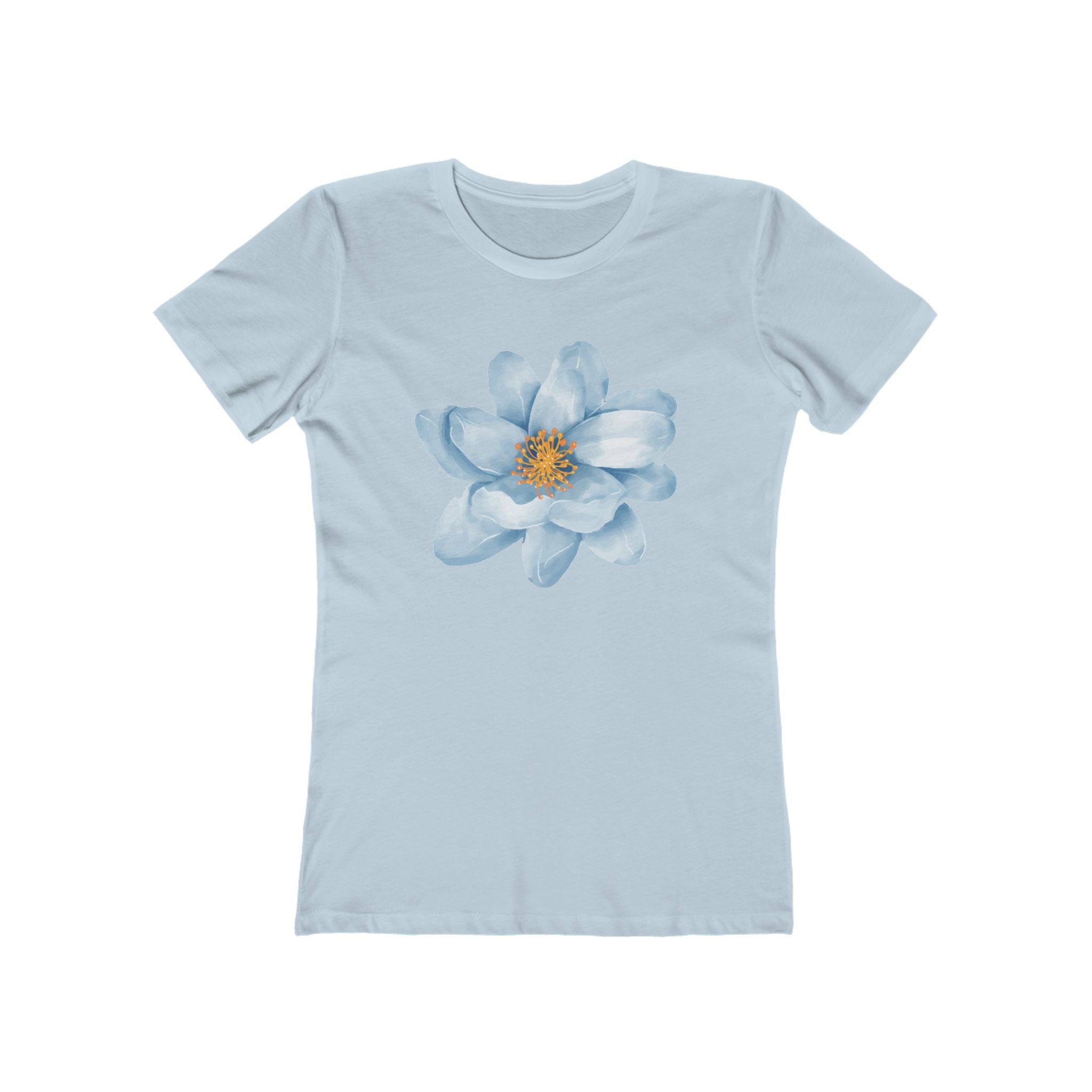Flower Women's Tshirt, Floral Graphic Tee, Casual Top for Her, Spring Blossom Shirt, Botanical Print Blouse