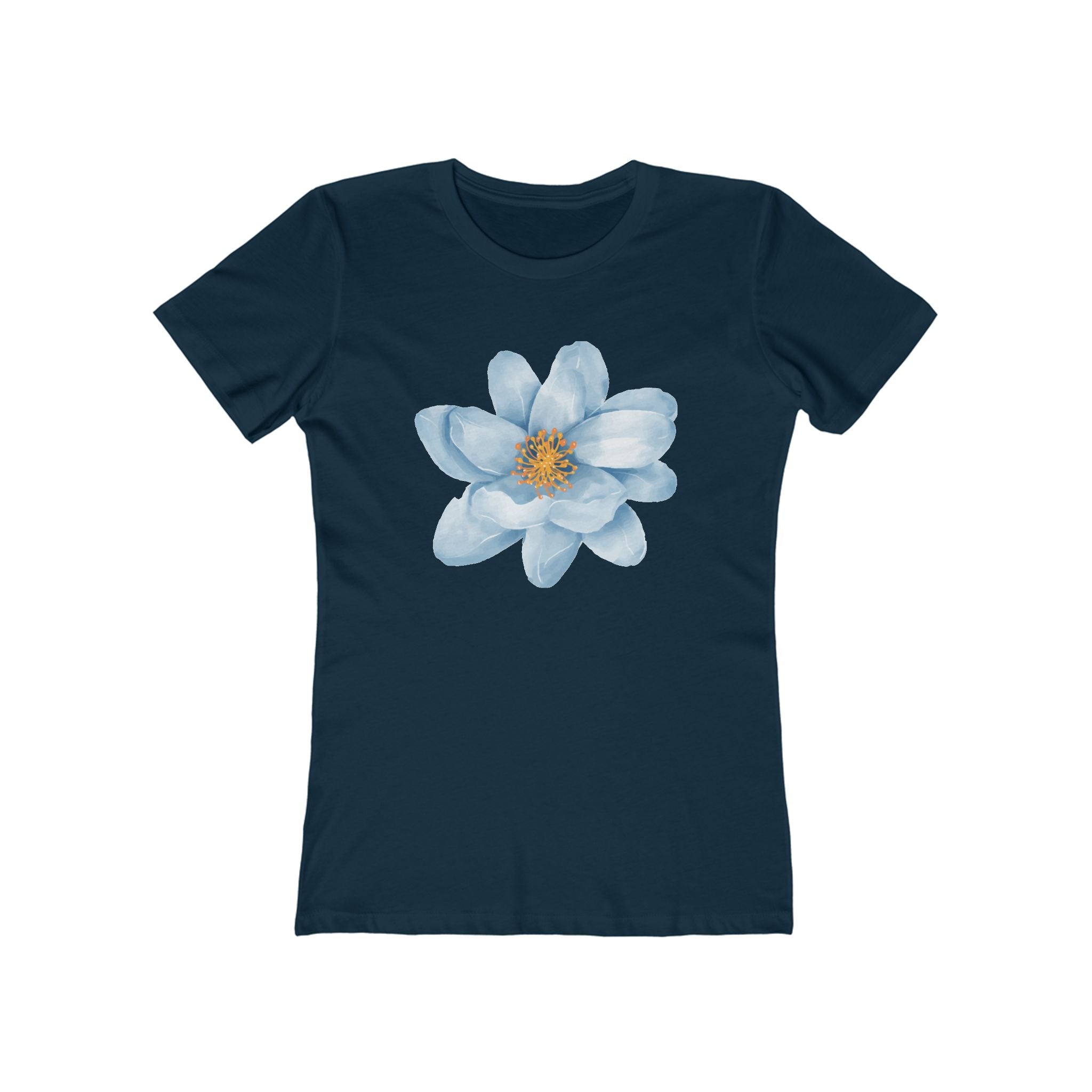 Flower Women's Tshirt, Floral Graphic Tee, Casual Top for Her, Spring Blossom Shirt, Botanical Print Blouse