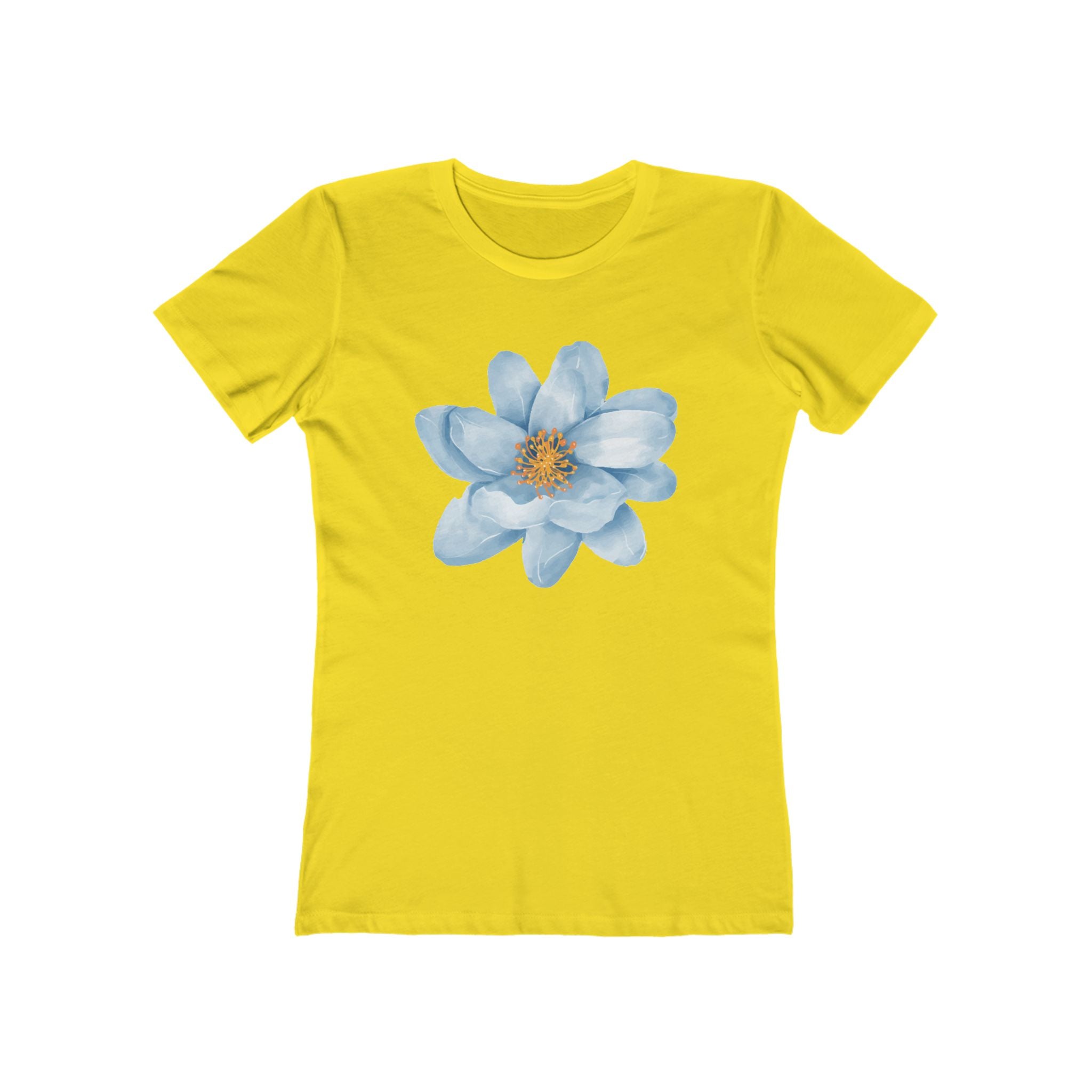 Flower Women's Tshirt, Floral Graphic Tee, Casual Top for Her, Spring Blossom Shirt, Botanical Print Blouse