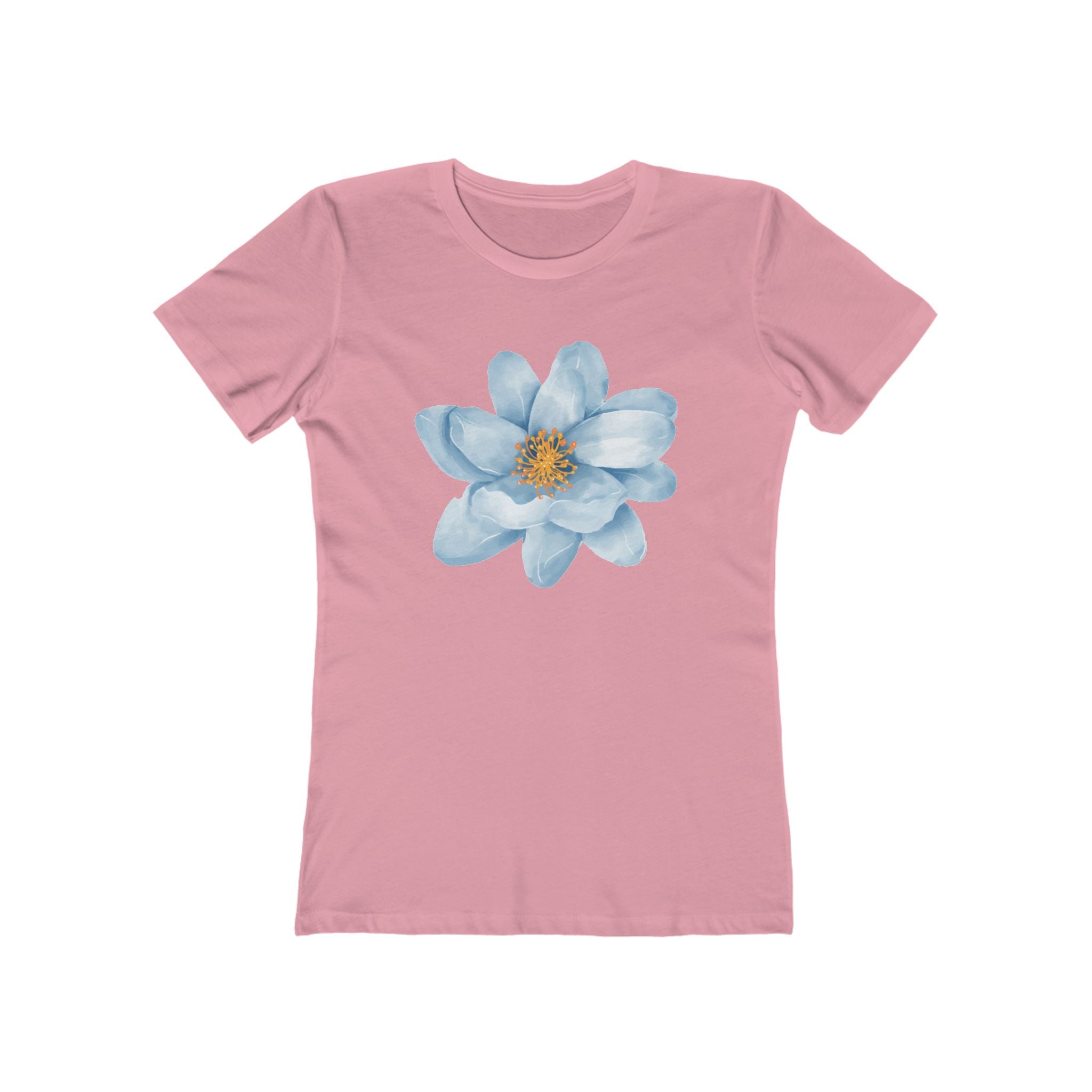 Flower Women's Tshirt, Floral Graphic Tee, Casual Top for Her, Spring Blossom Shirt, Botanical Print Blouse