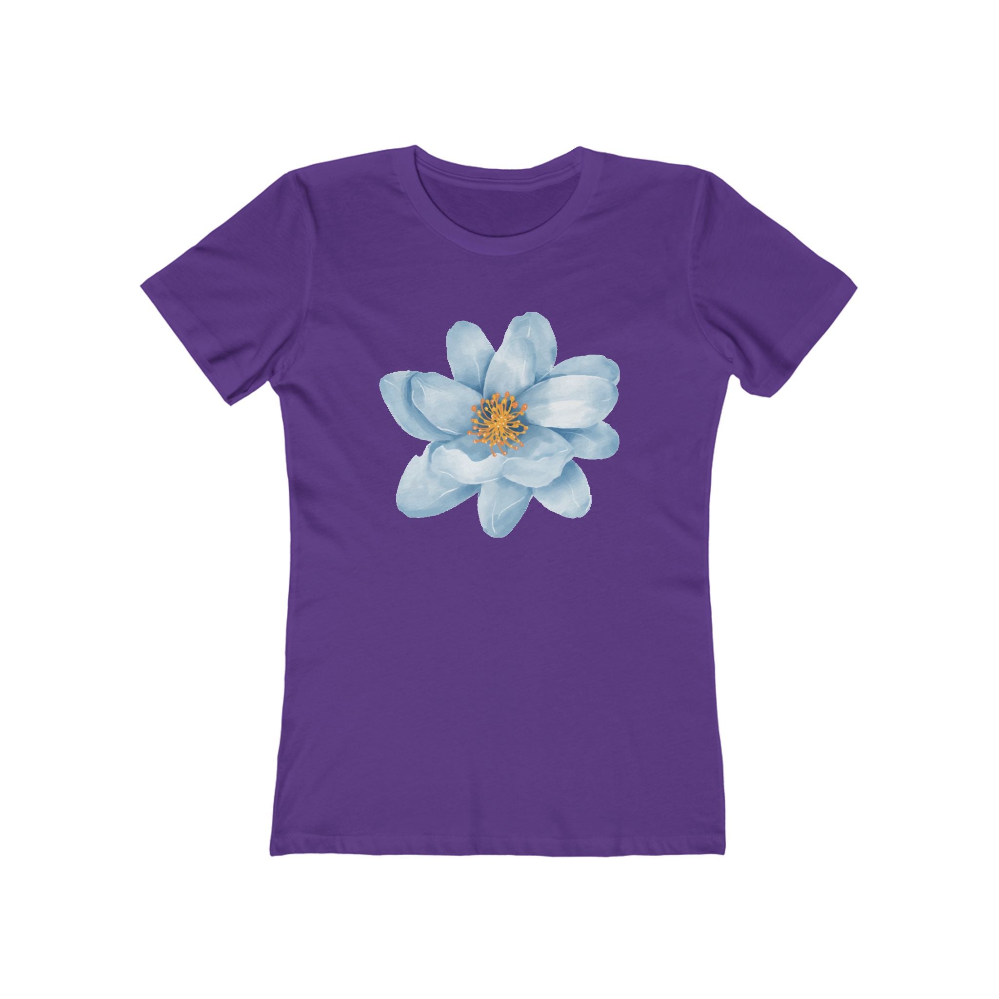 Flower Women's Tshirt, Floral Graphic Tee, Casual Top for Her, Spring Blossom Shirt, Botanical Print Blouse