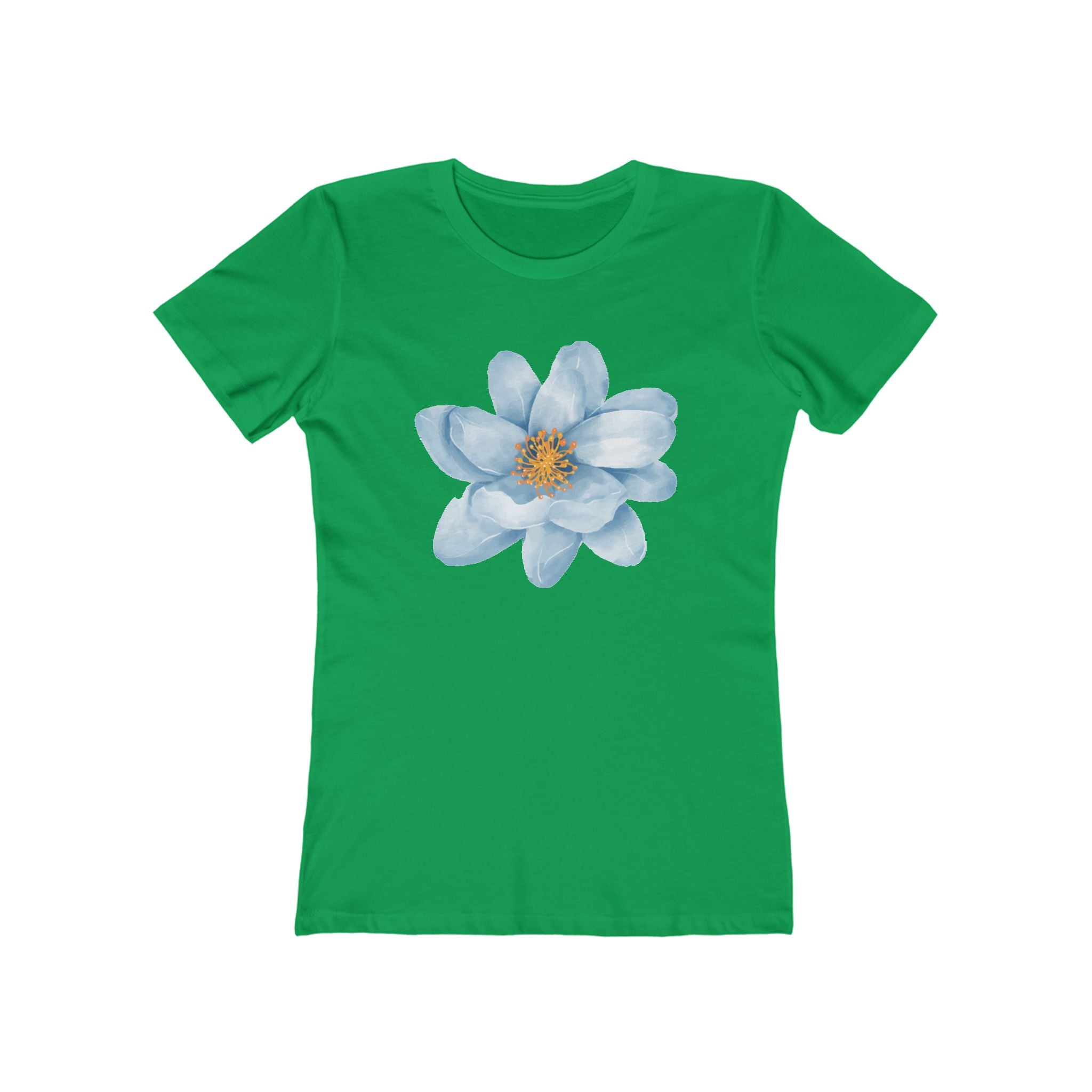 Flower Women's Tshirt, Floral Graphic Tee, Casual Top for Her, Spring Blossom Shirt, Botanical Print Blouse