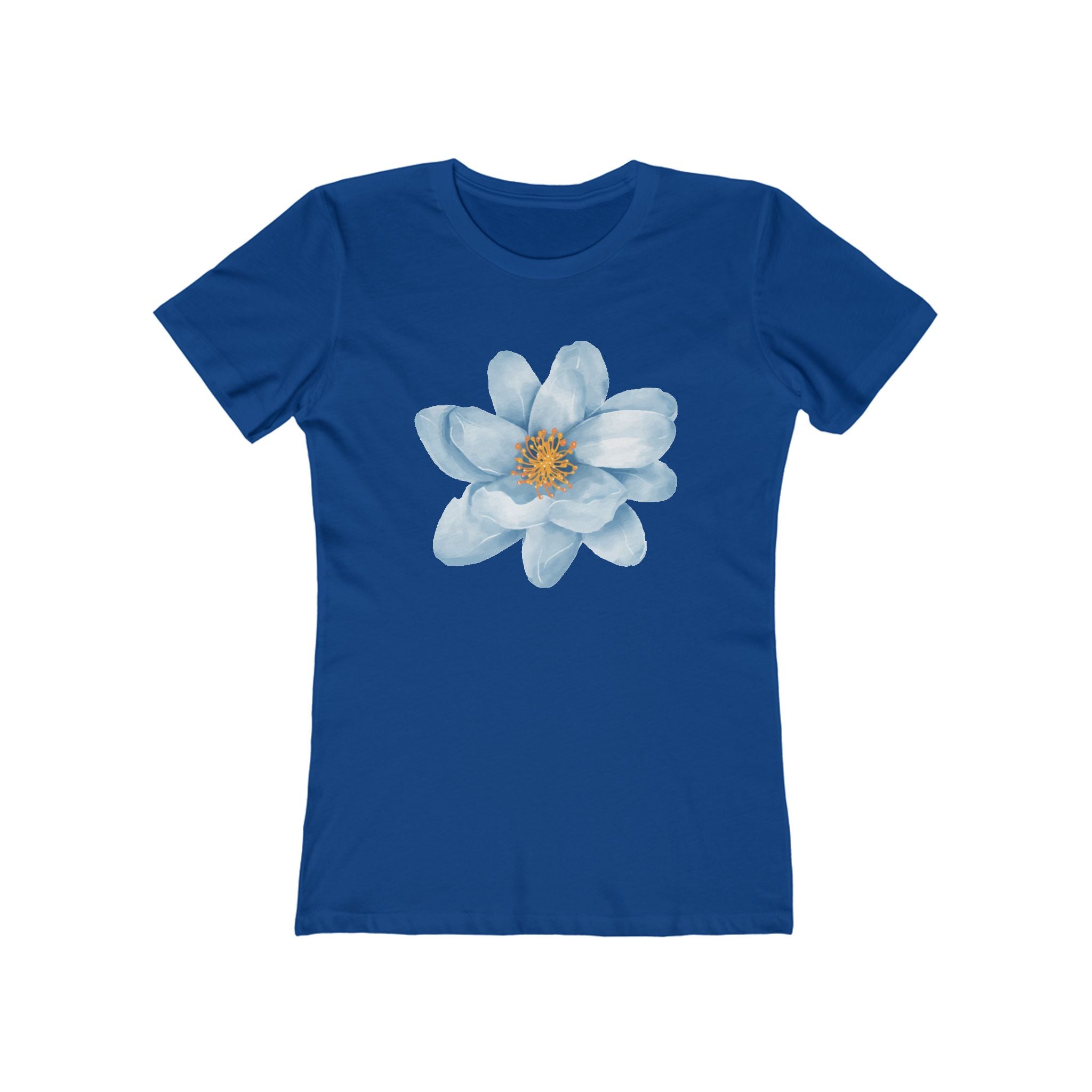 Flower Women's Tshirt, Floral Graphic Tee, Casual Top for Her, Spring Blossom Shirt, Botanical Print Blouse