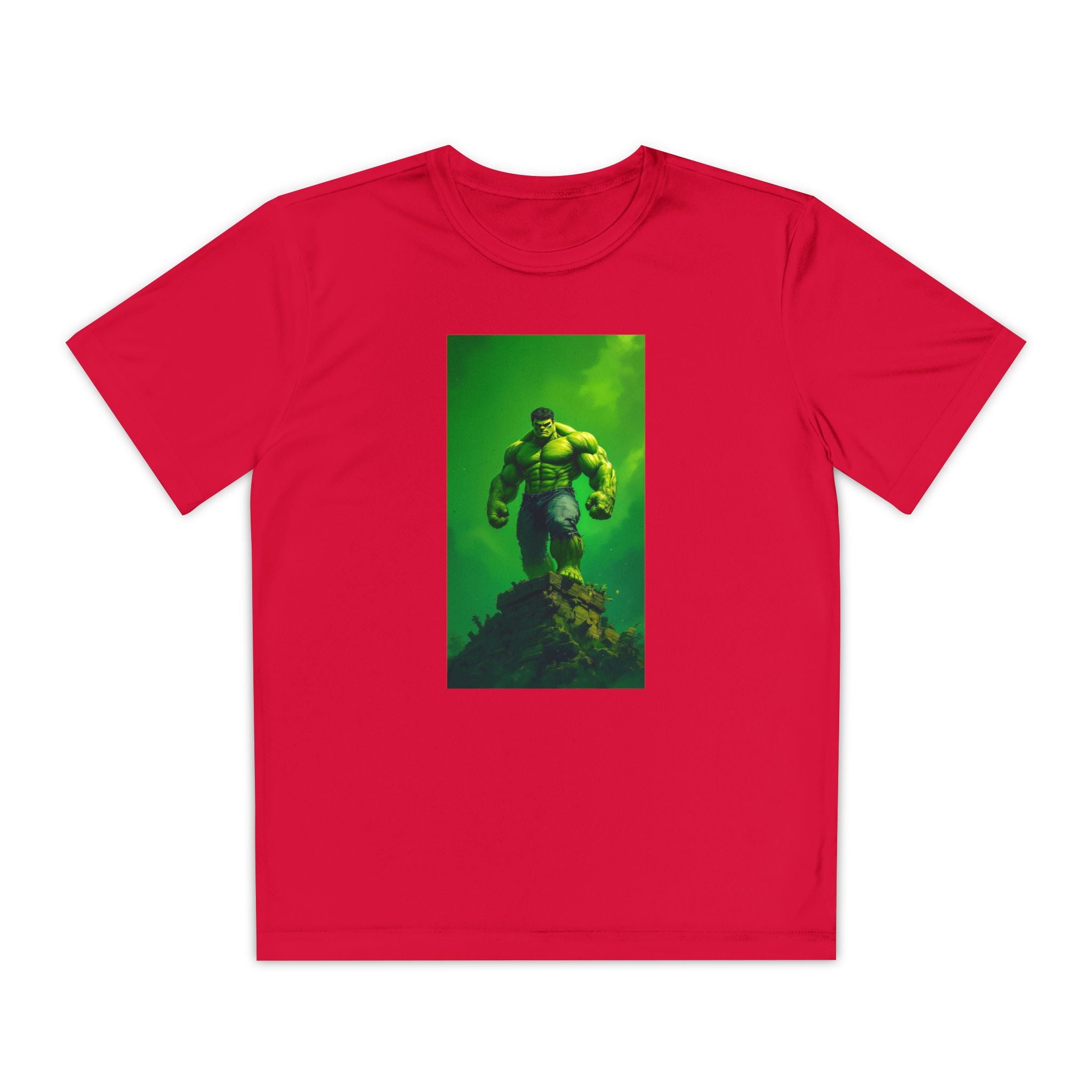 The Incredible Hulk Superhero Marvel Patriotic, Kids Graphic T-Shirt, Boys Hero Top, Girls Comic Book Clothing, Birthday