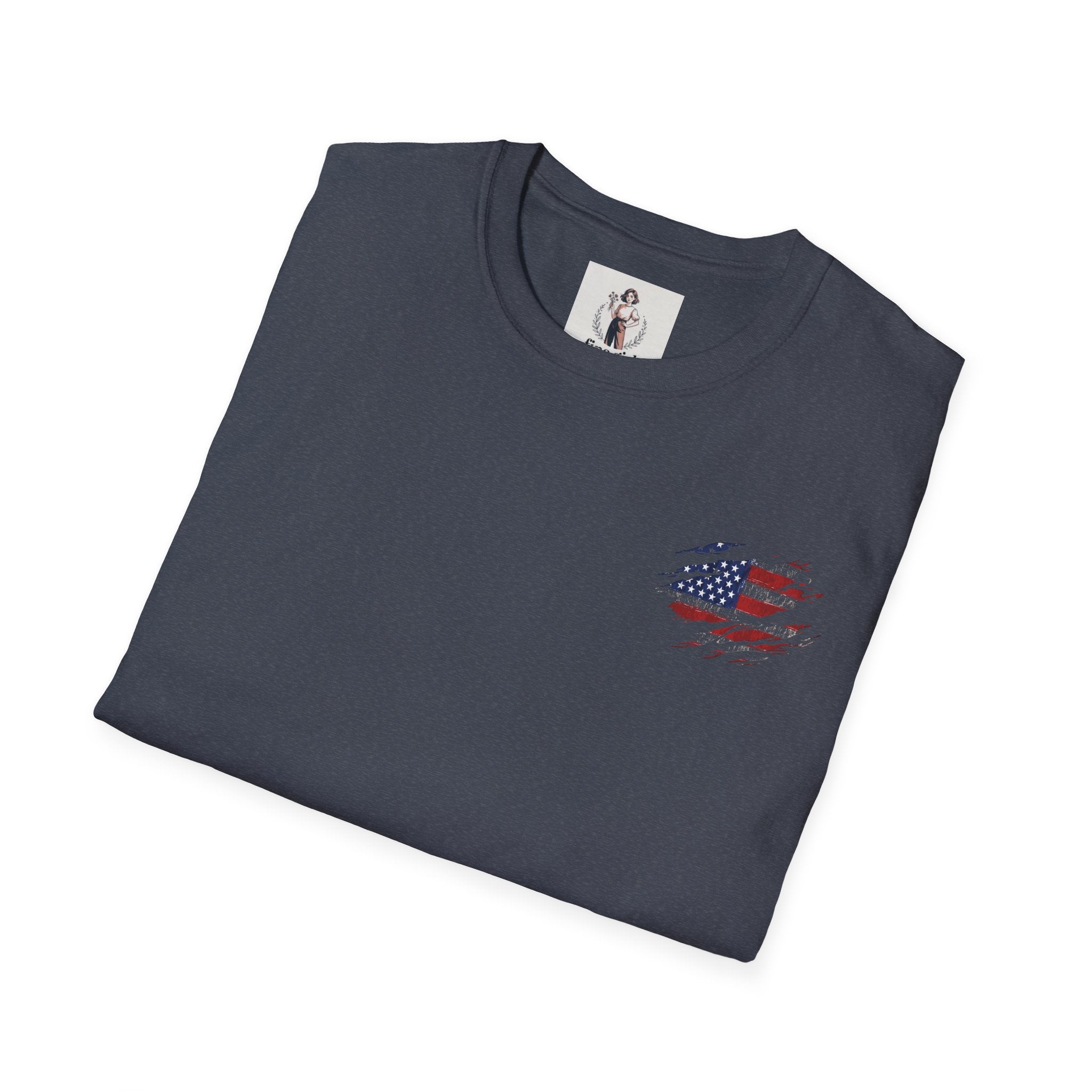 Paramedic Patriotic T-Shirt - USA Flag Tee, Fourth of July Shirt, American Pride Top, Independence Day Apparel, Red White Blue
